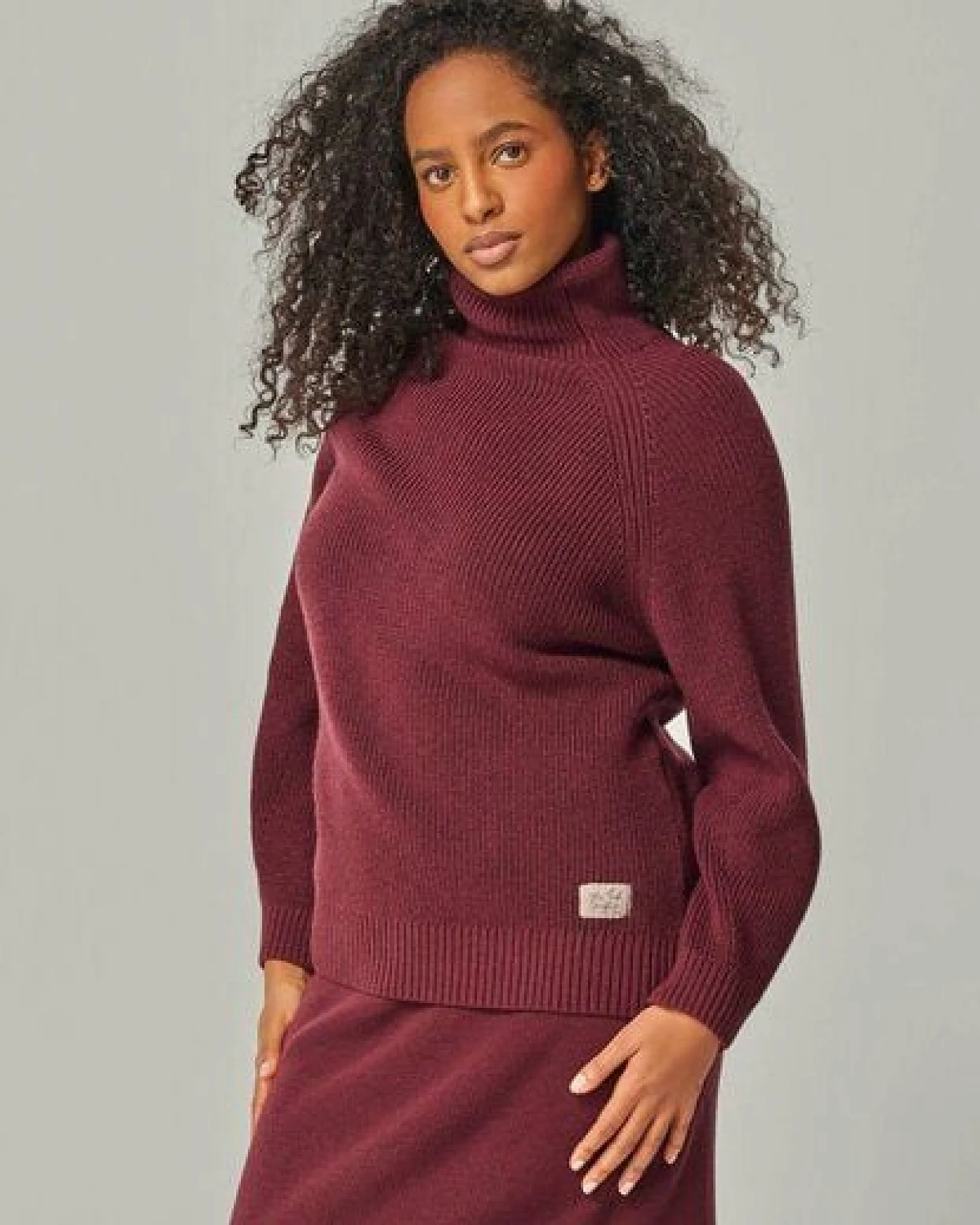 YOU LOOK PERFECT Merino Loungewear Set „Strickpullover Eve & Strickrock Erika" – Ansicht 4