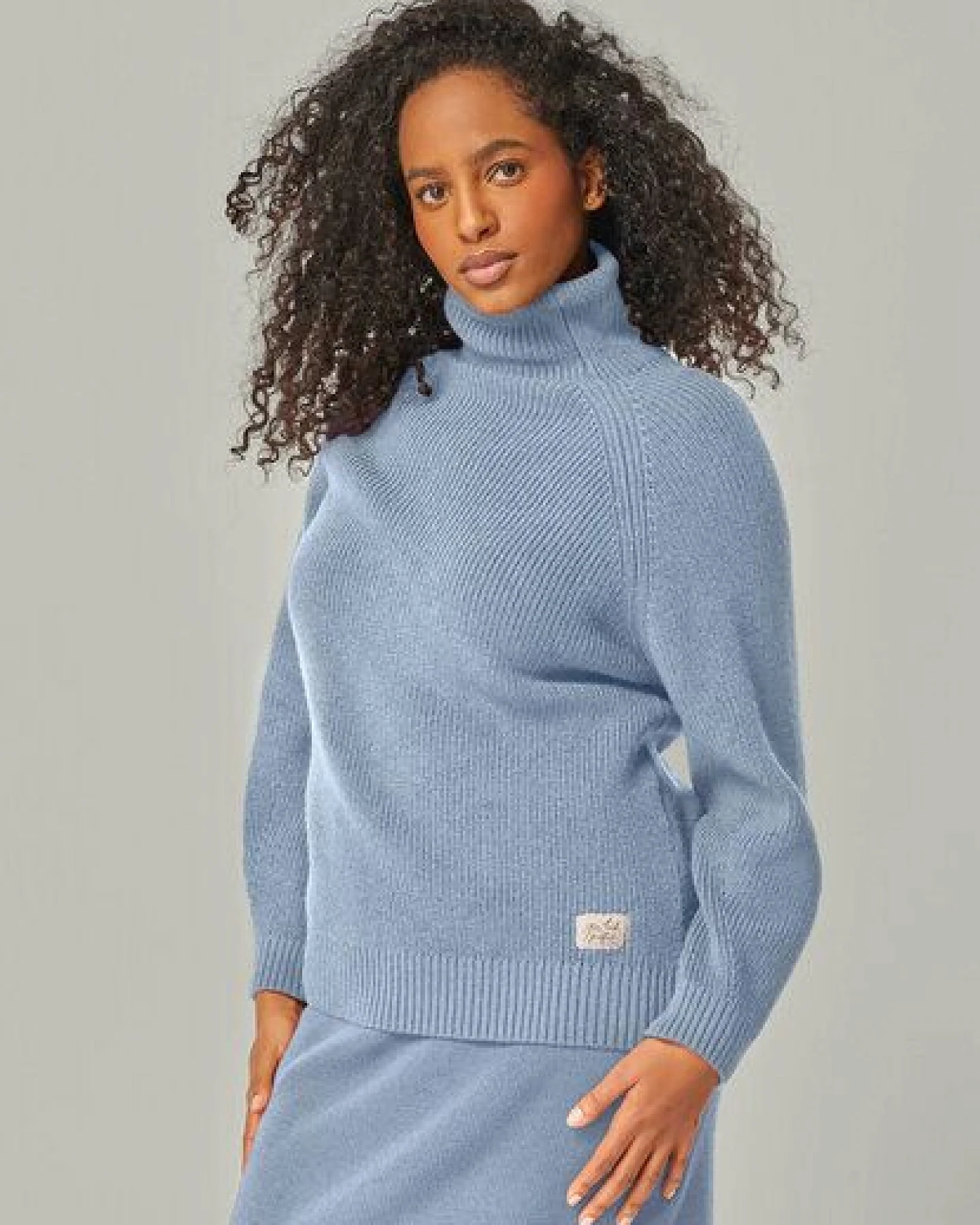 YOU LOOK PERFECT Merino Loungewear Set „Strickpullover Eve & Strickrock Erika" – Ansicht 4
