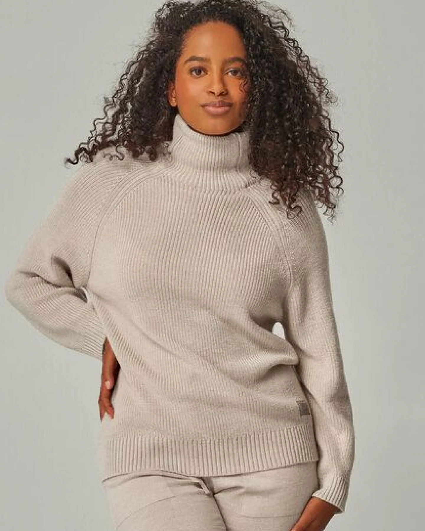 YOU LOOK PERFECT Merino Loungewear Set „Strickpullover Eve & Strickhose Bella" – Ansicht 4