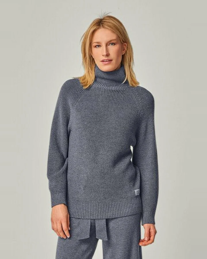 YOU LOOK PERFECT 100% Merino Rollkragenpullover "Eve"
