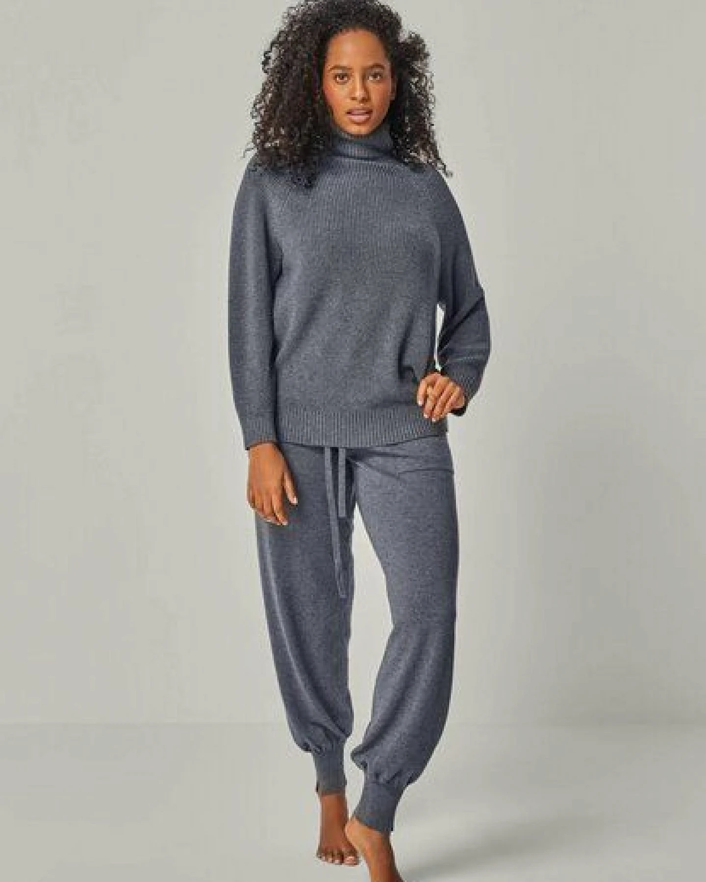 YOU LOOK PERFECT 100% Merino Rollkragenpullover "Eve" – Ansicht 3