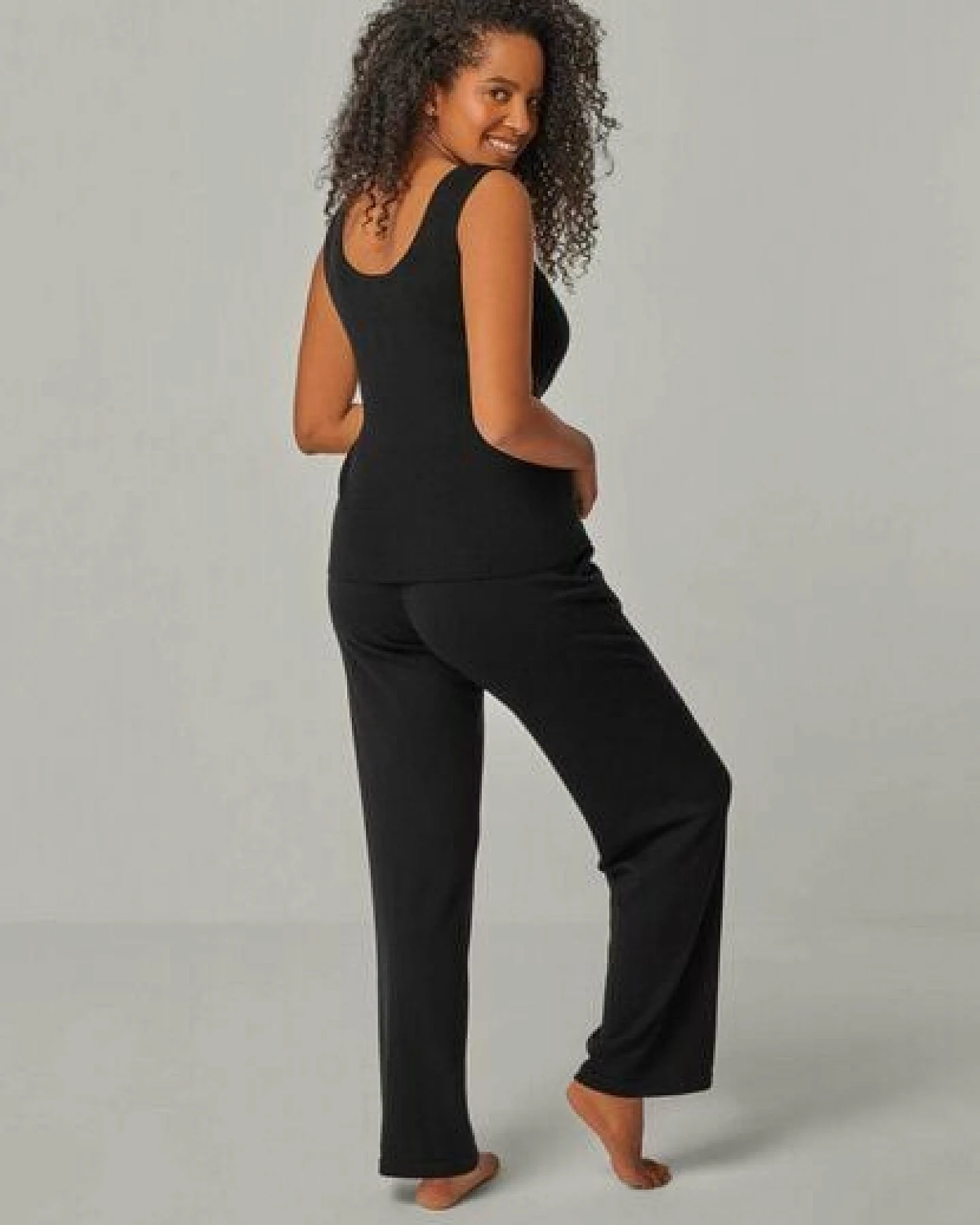 YOU LOOK PERFECT 100% Merino Strickhose mit Biese "Elisa" – Ansicht 4