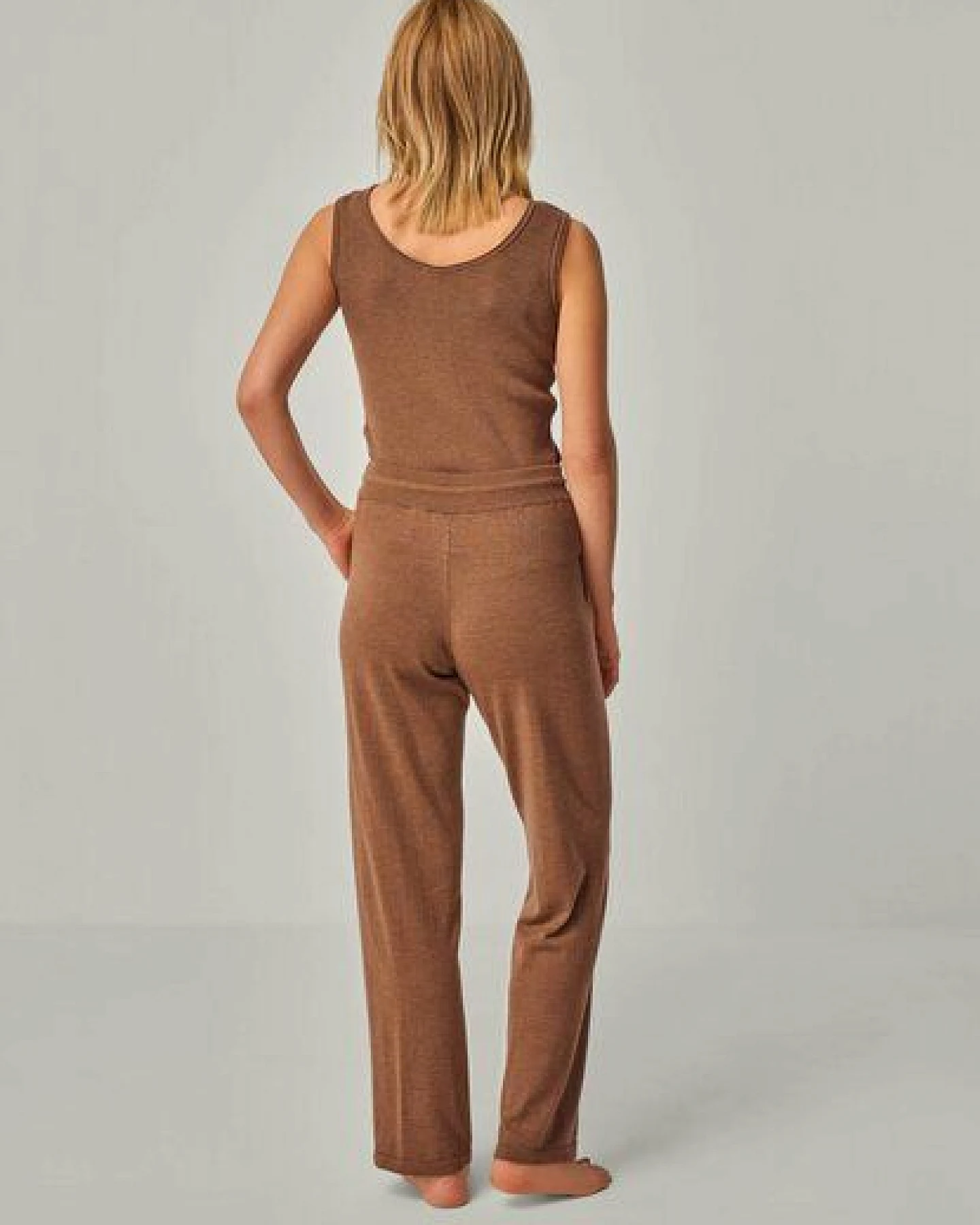 YOU LOOK PERFECT 100% Merino Strickhose mit Biese "Elisa" – Ansicht 4