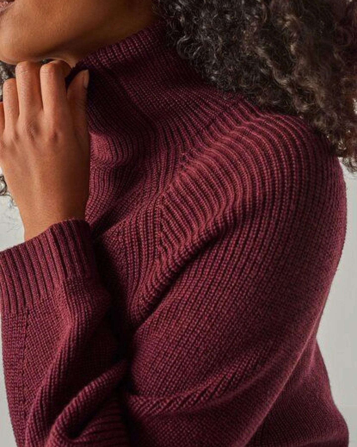 YOU LOOK PERFECT Merino Loungewear Set „Strickpullover Eve & Strickhose Bailey" – Ansicht 4