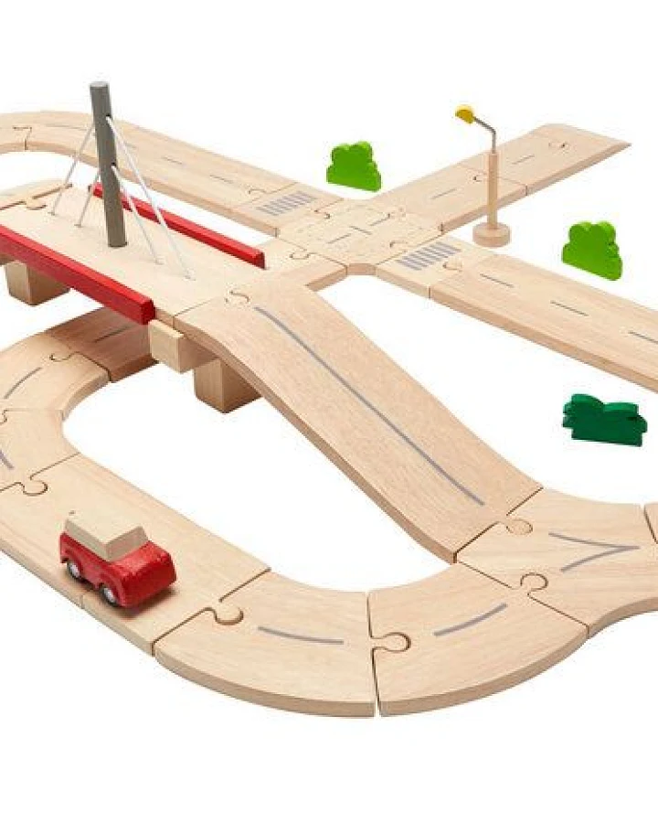 Plantoys Straßensystem aus Holz