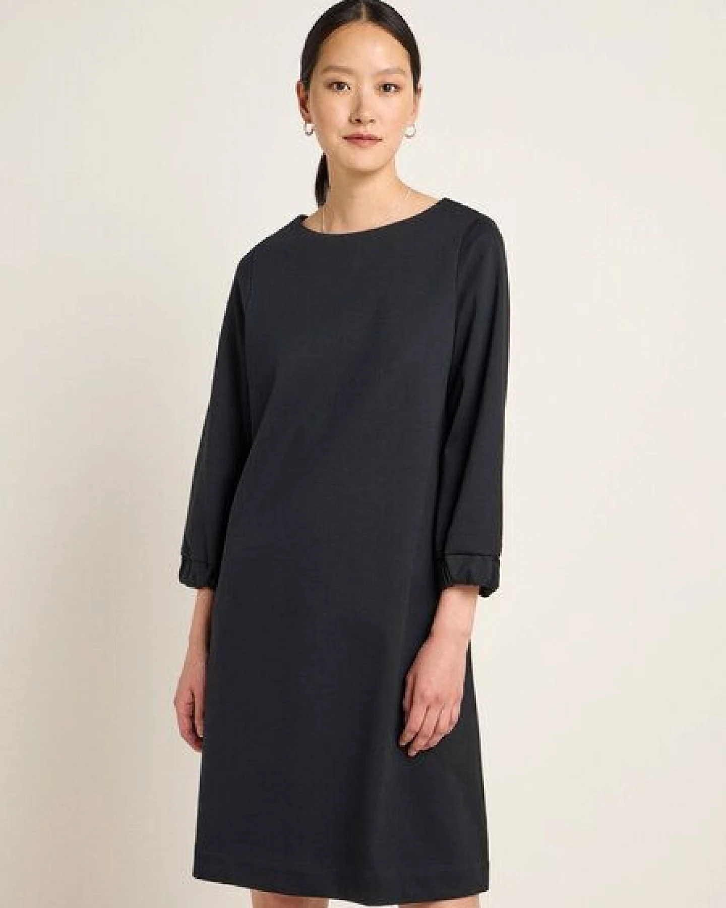 LANIUS Kleid aus Bio-Biobaumwolle und reiner Schurwolle – Ansicht 2