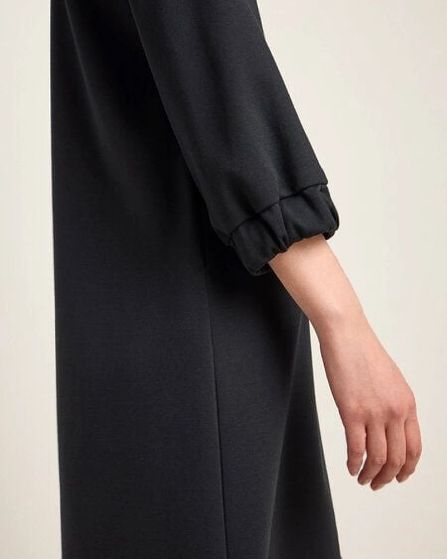 LANIUS Kleid aus Bio-Biobaumwolle und reiner Schurwolle – Ansicht 4