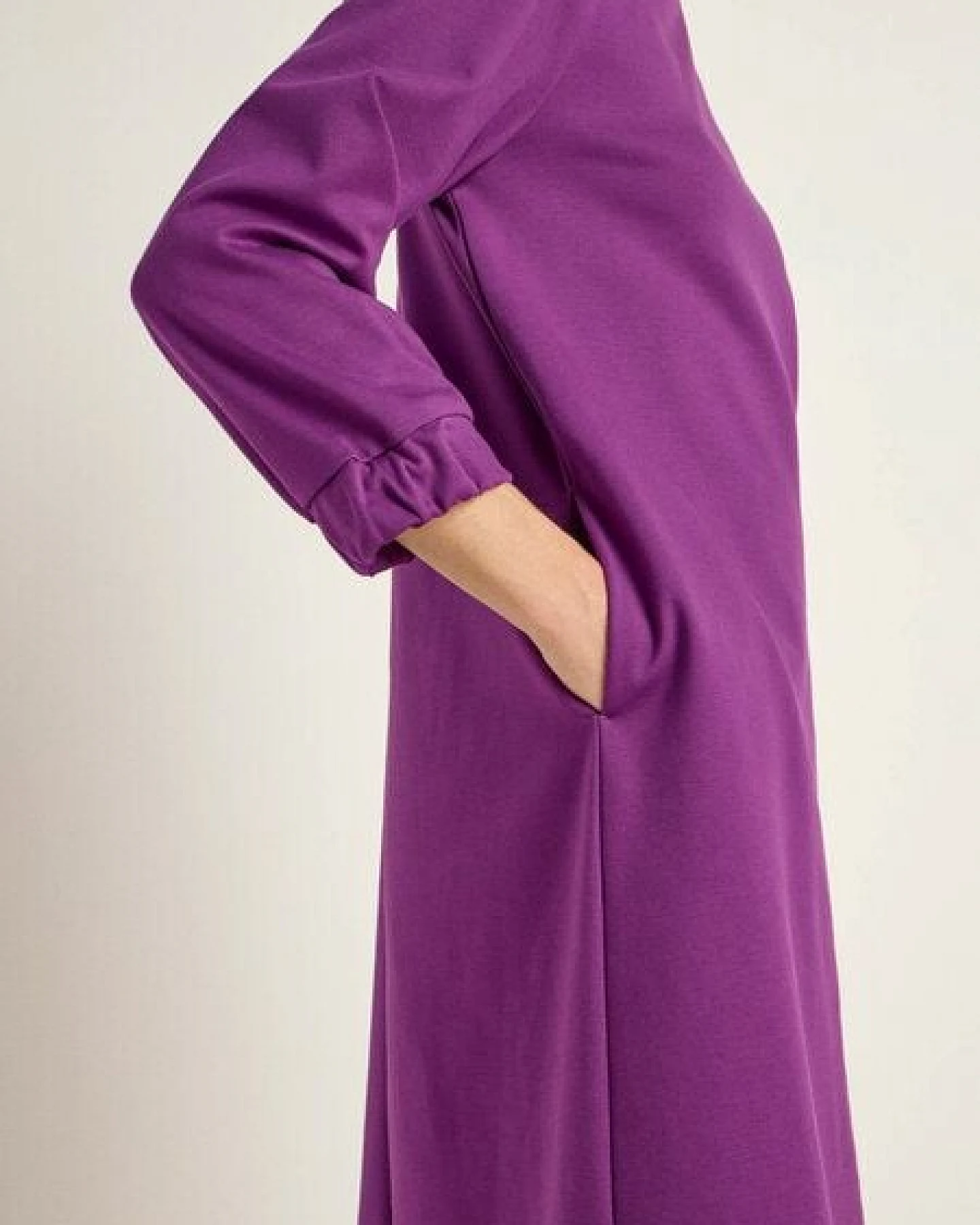 LANIUS Kleid aus Bio-Biobaumwolle und reiner Schurwolle – Ansicht 4