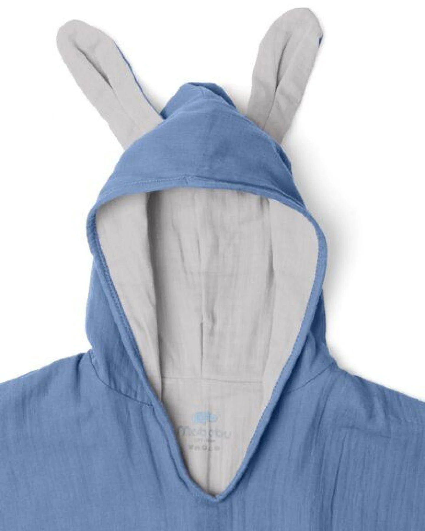 Mababu Musselin Badeponcho aus 100% Bio-Baumwolle, OEKO-TEX® STANDARD 100 & GOTS zertifiziert, für Kinder (1-3 Jahre, 4-7 Jahre) – Ansicht 3