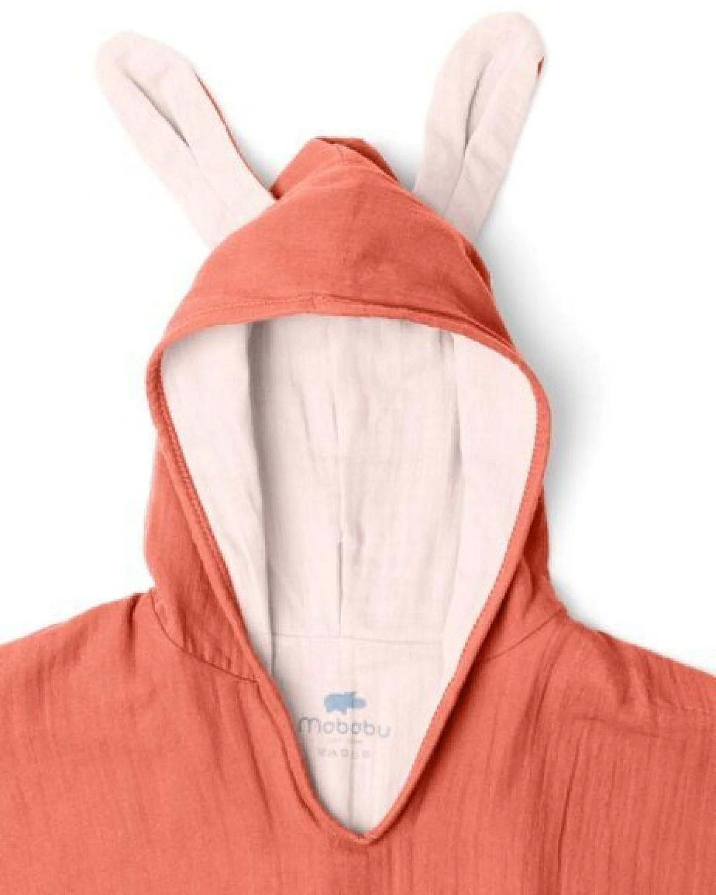 Mababu Musselin Badeponcho aus 100% Bio-Baumwolle, OEKO-TEX® STANDARD 100 & GOTS zertifiziert, für Kinder (1-3 Jahre, 4-7 Jahre) – Ansicht 3