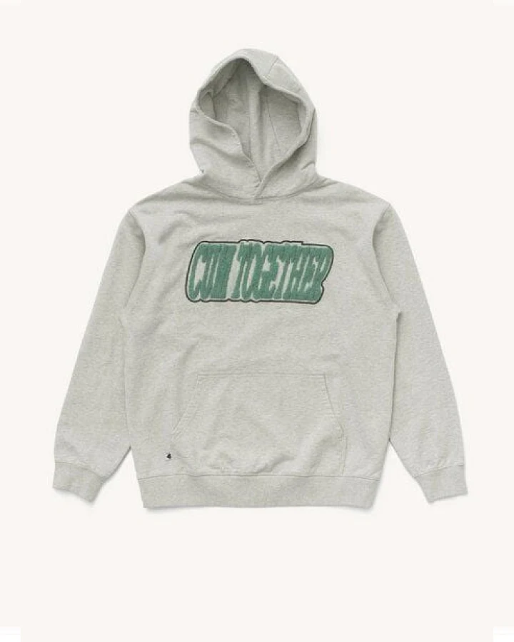 CARNE BOLLENTE Hoodie - Together With A Twist aus biologisch angebauter Baumwolle