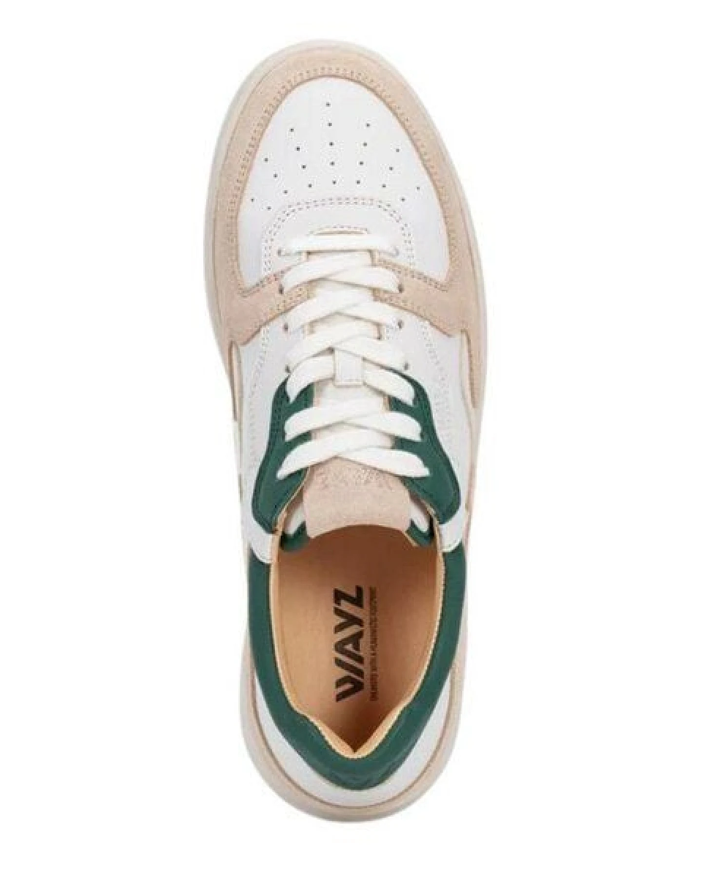 Wayz The Sonder Unisex Sneaker - White Green Almond Milk – Ansicht 4