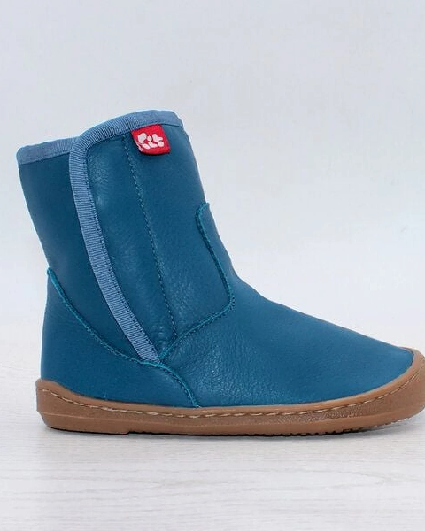 Pololo Barfuß Kinderstiefel aus Biowolle und chromfrei gegerbtem Leder – Ansicht 3