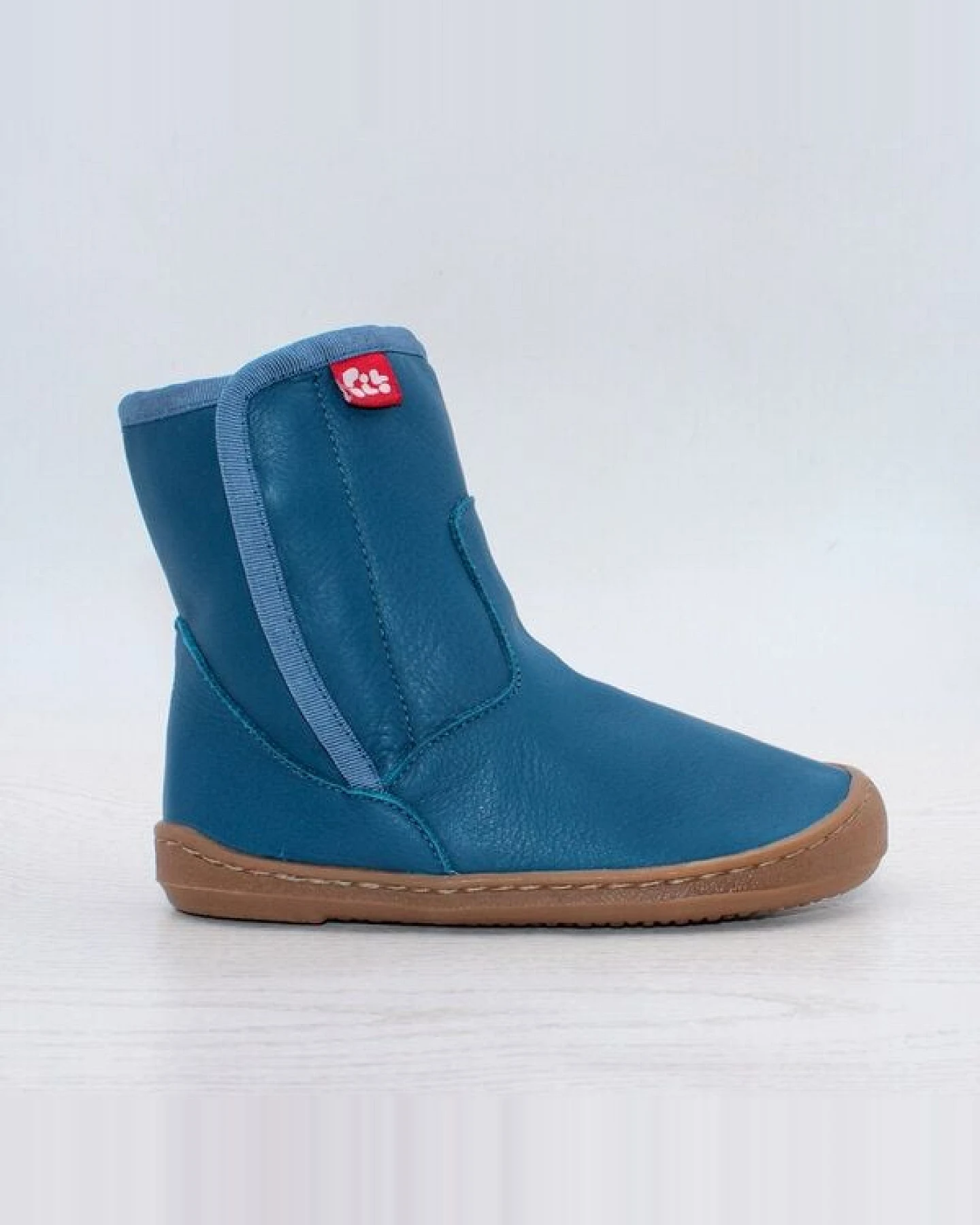 Pololo Barfuß Kinderstiefel aus Biowolle und chromfrei gegerbtem Leder – Ansicht 3