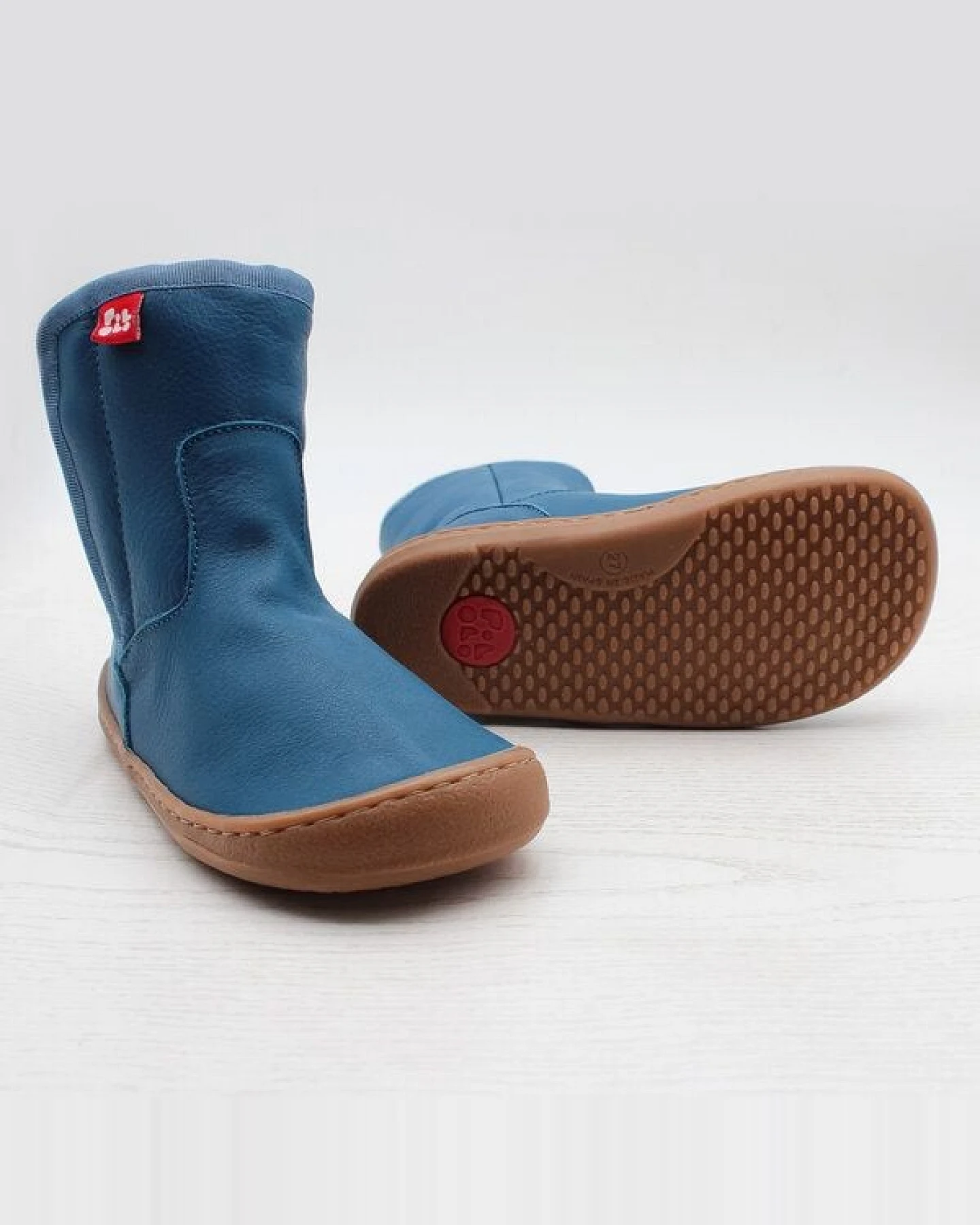 Pololo Barfuß Kinderstiefel aus Biowolle und chromfrei gegerbtem Leder – Ansicht 4