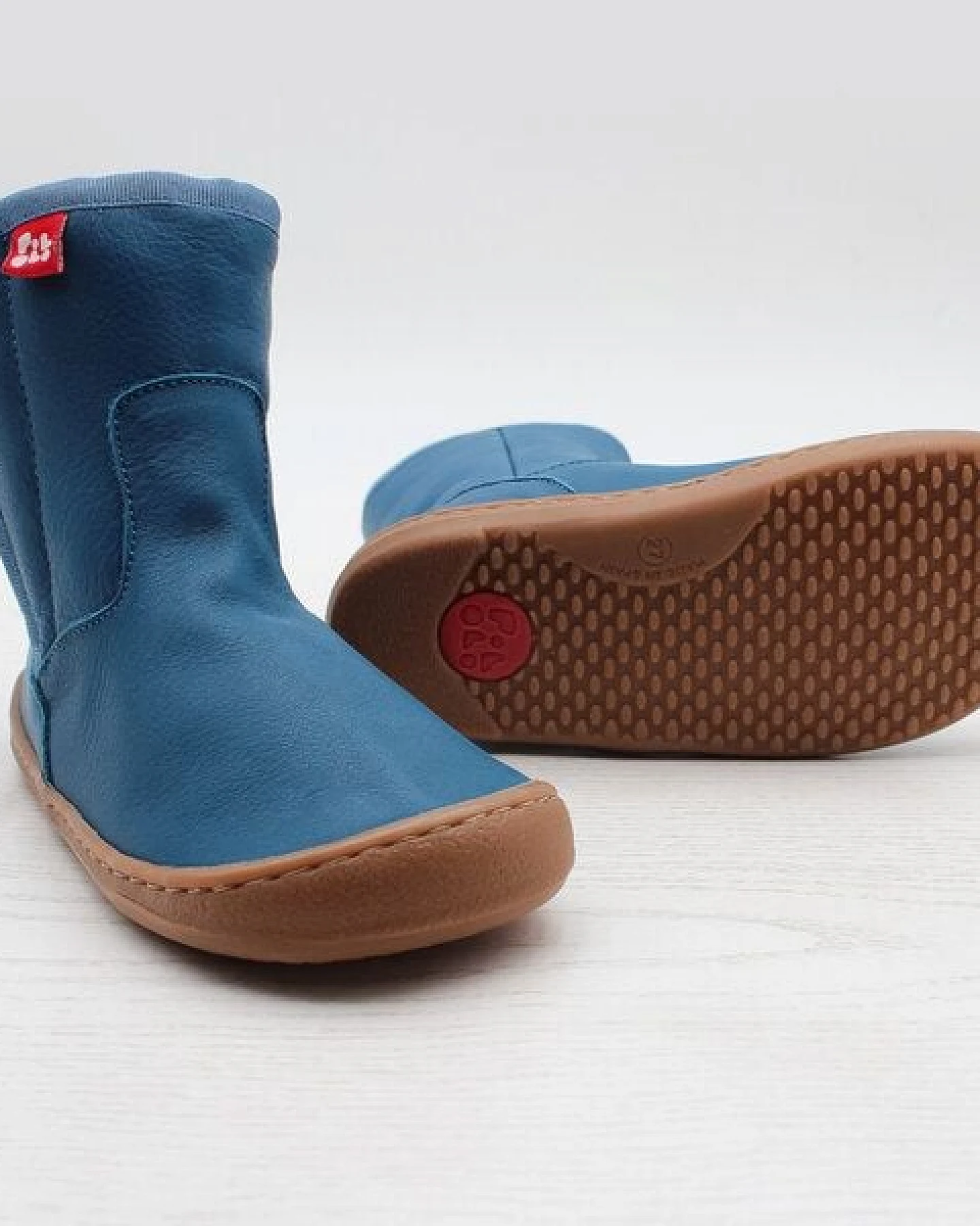Pololo Barfuß Kinderstiefel aus Biowolle und chromfrei gegerbtem Leder – Ansicht 4