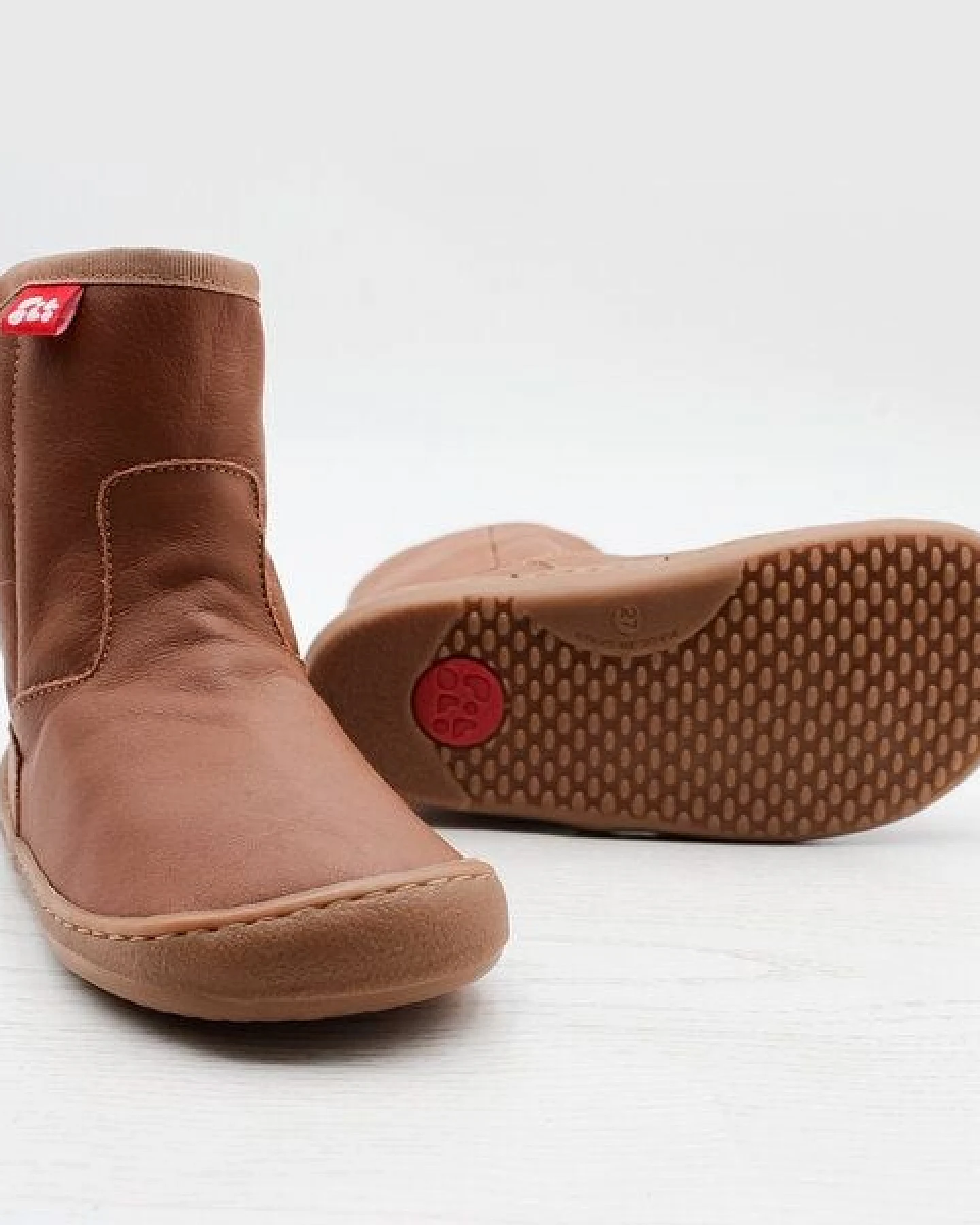 Pololo Barfuß Kinderstiefel aus Biowolle und chromfrei gegerbtem Leder – Ansicht 4