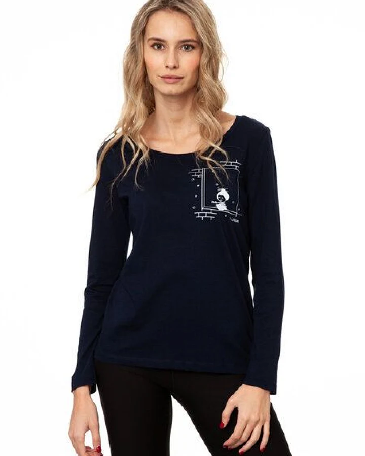 FellHerz Damen Longsleeve Noodle soup Bio Fair & Vegan