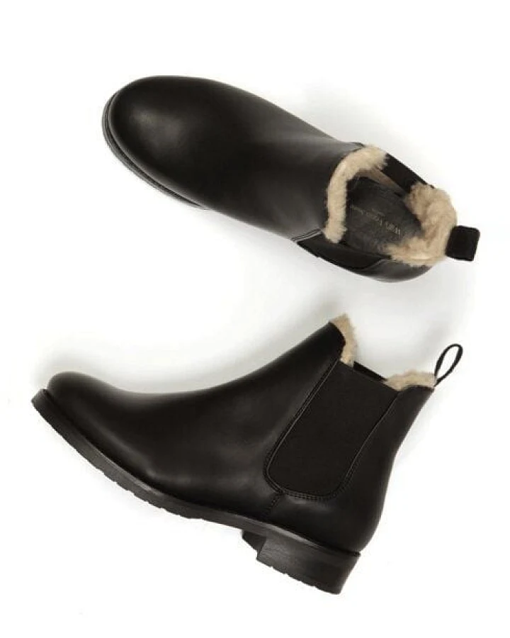 Will's Vegan Shop Luxe isolierte Smart Chelsea-Stiefel Damen