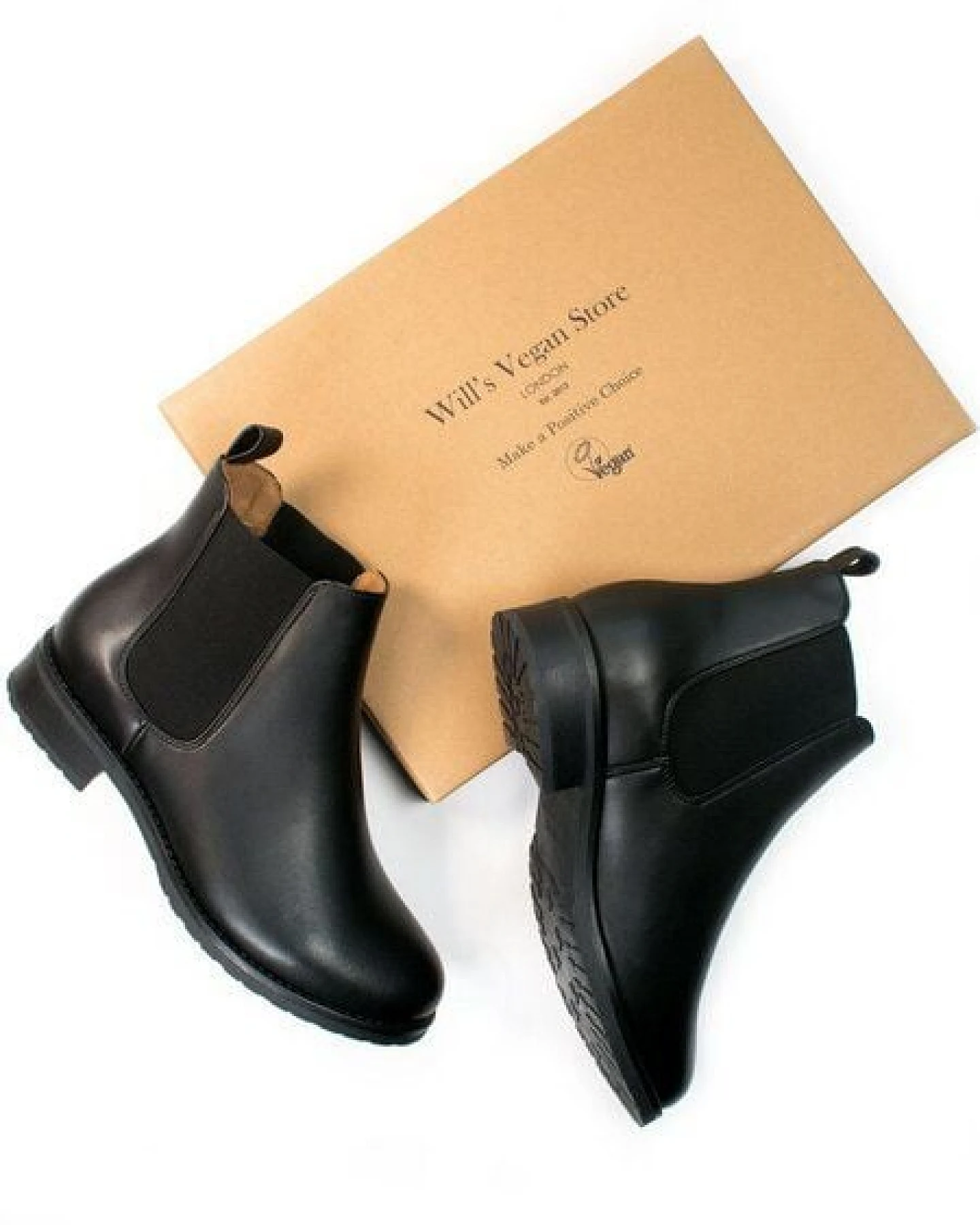 Will's Vegan Shop Luxe Smart Chelsea-Stiefel Herren – Ansicht 4