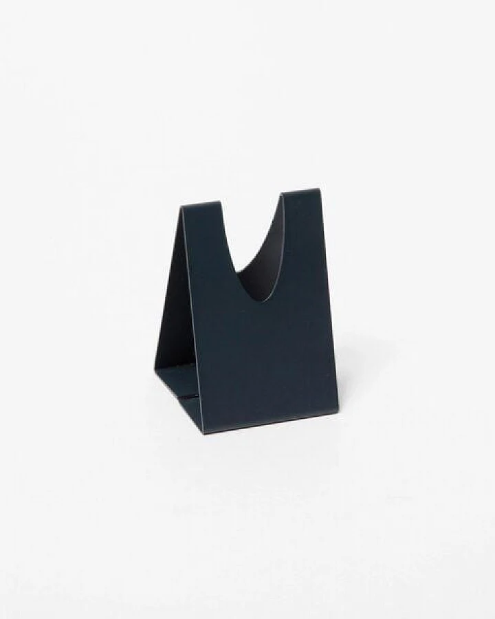Block Design Triangle Kerzenhalter schiefergrau
