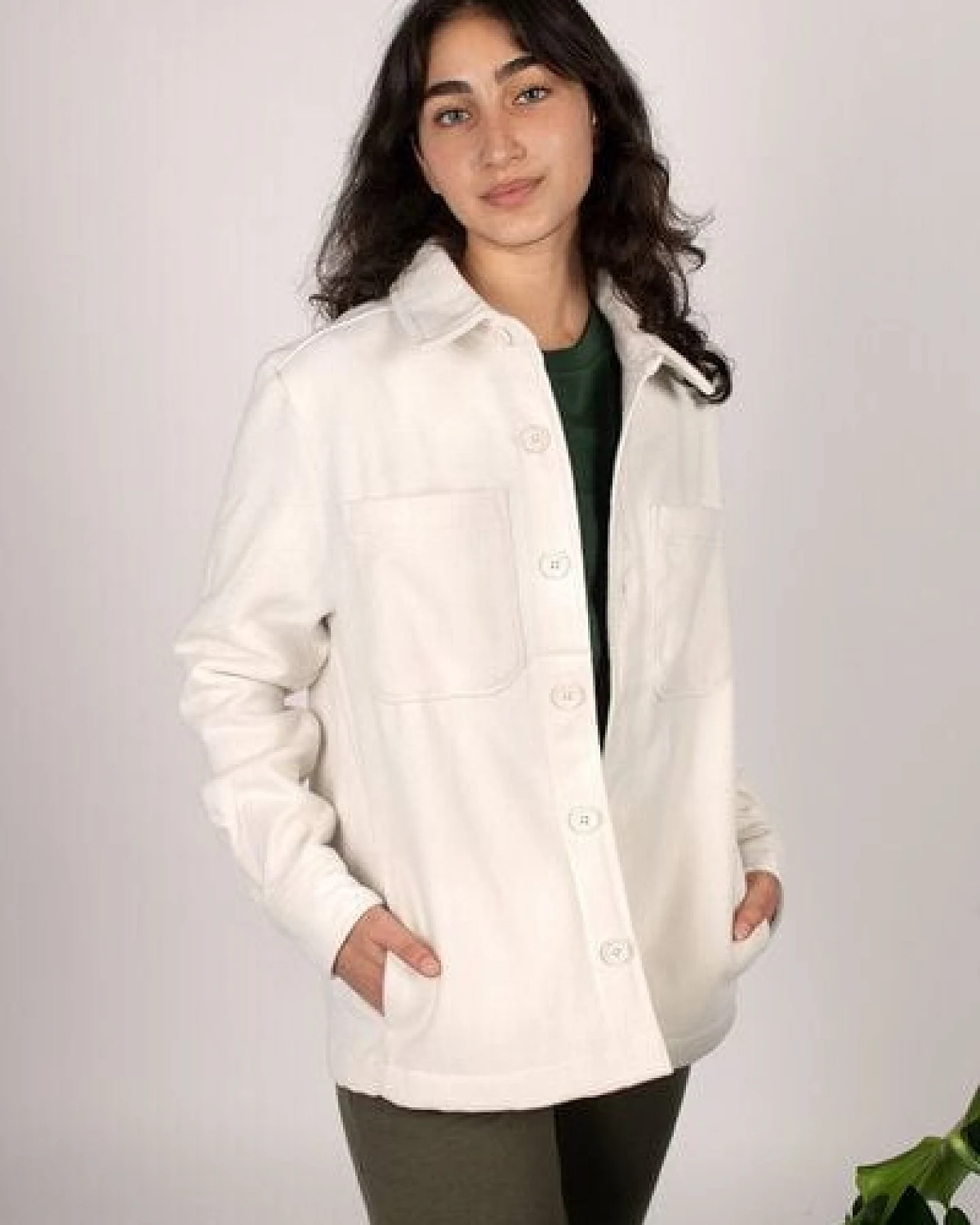 Greener 100% recycelte Jacke Nicandra mit normaler Passform – Ansicht 3