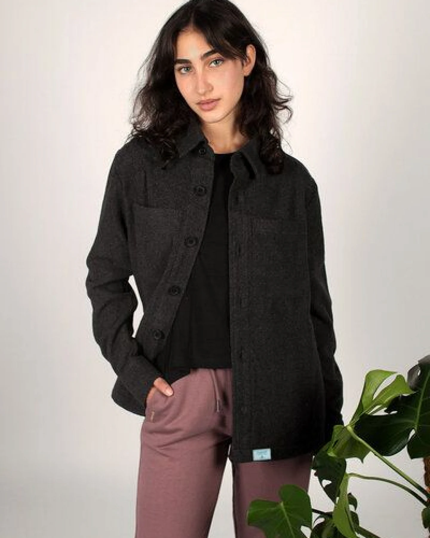 Greener 100% recycelte Jacke Nicandra mit normaler Passform – Ansicht 4