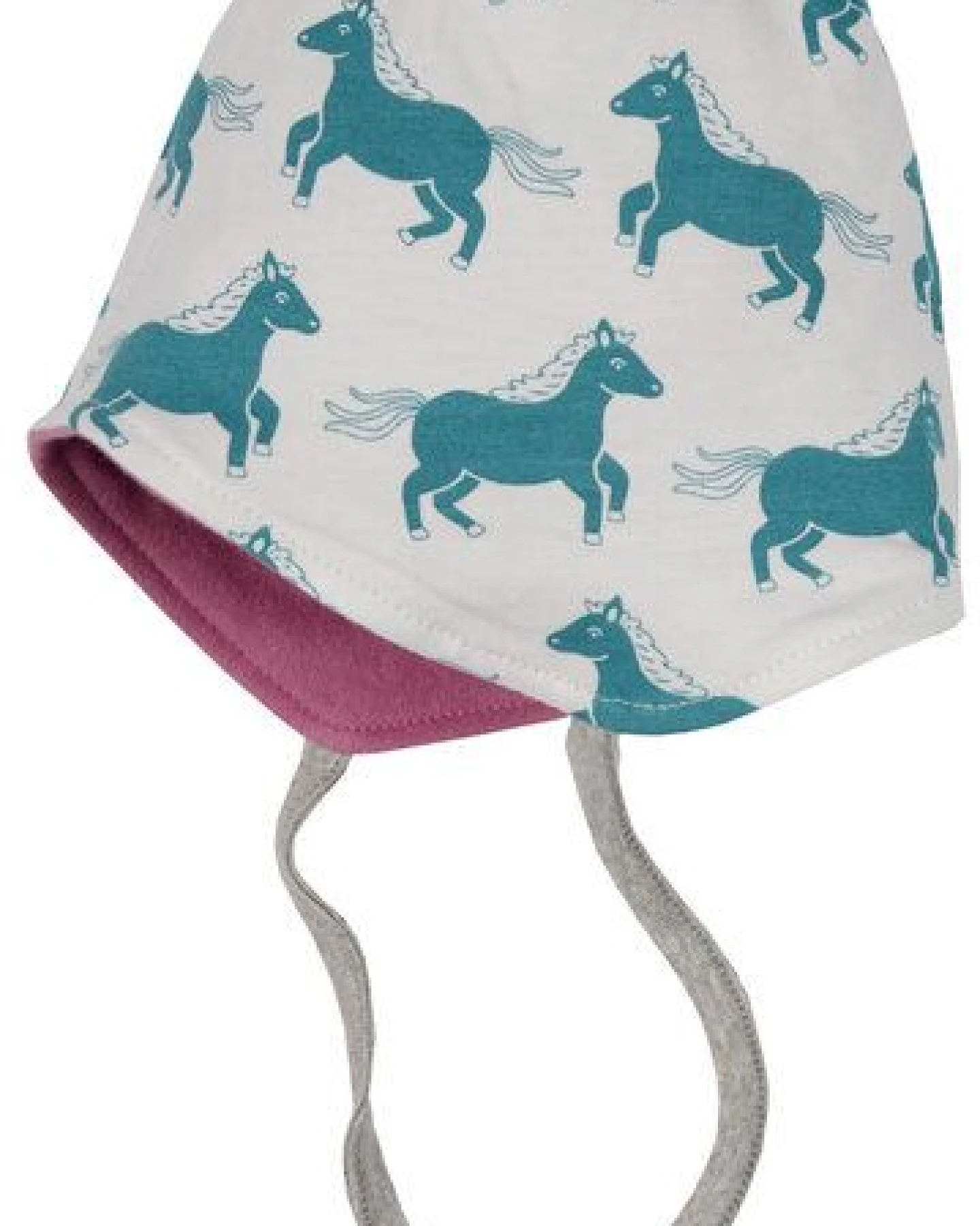loud + proud Babys & Kinder Wendemütze aus Baumwoll-Fleece, GOTS-zertifiziert – Ansicht 2
