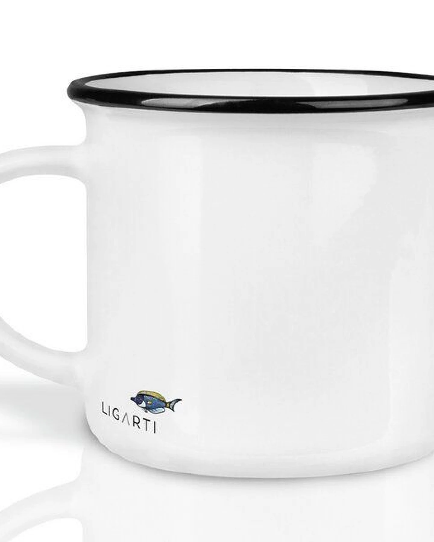 LIGARTI Keramiktasse – Blauwale – Ansicht 2