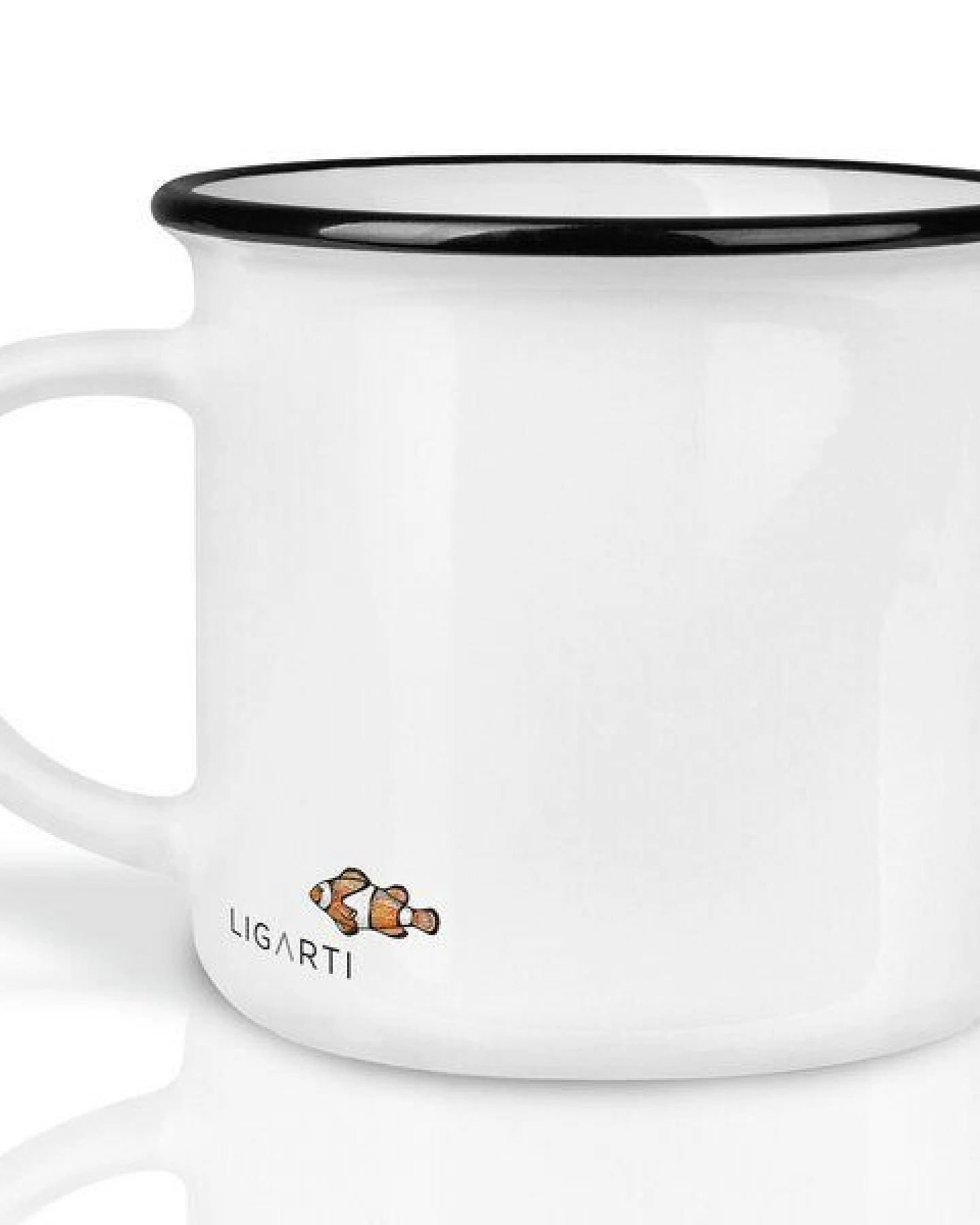 LIGARTI Keramiktasse – Delfine – Ansicht 2