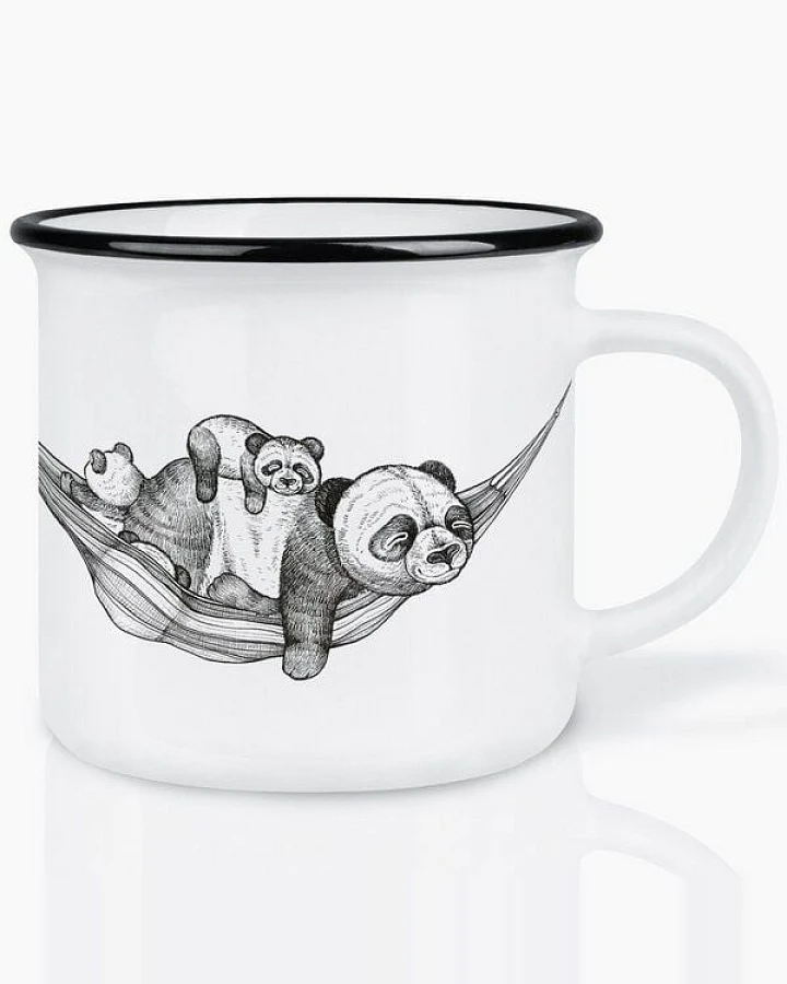 LIGARTI Keramiktasse – Panda Pause