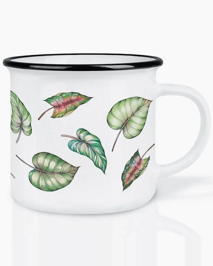 LIGARTI Keramiktasse – Blätter