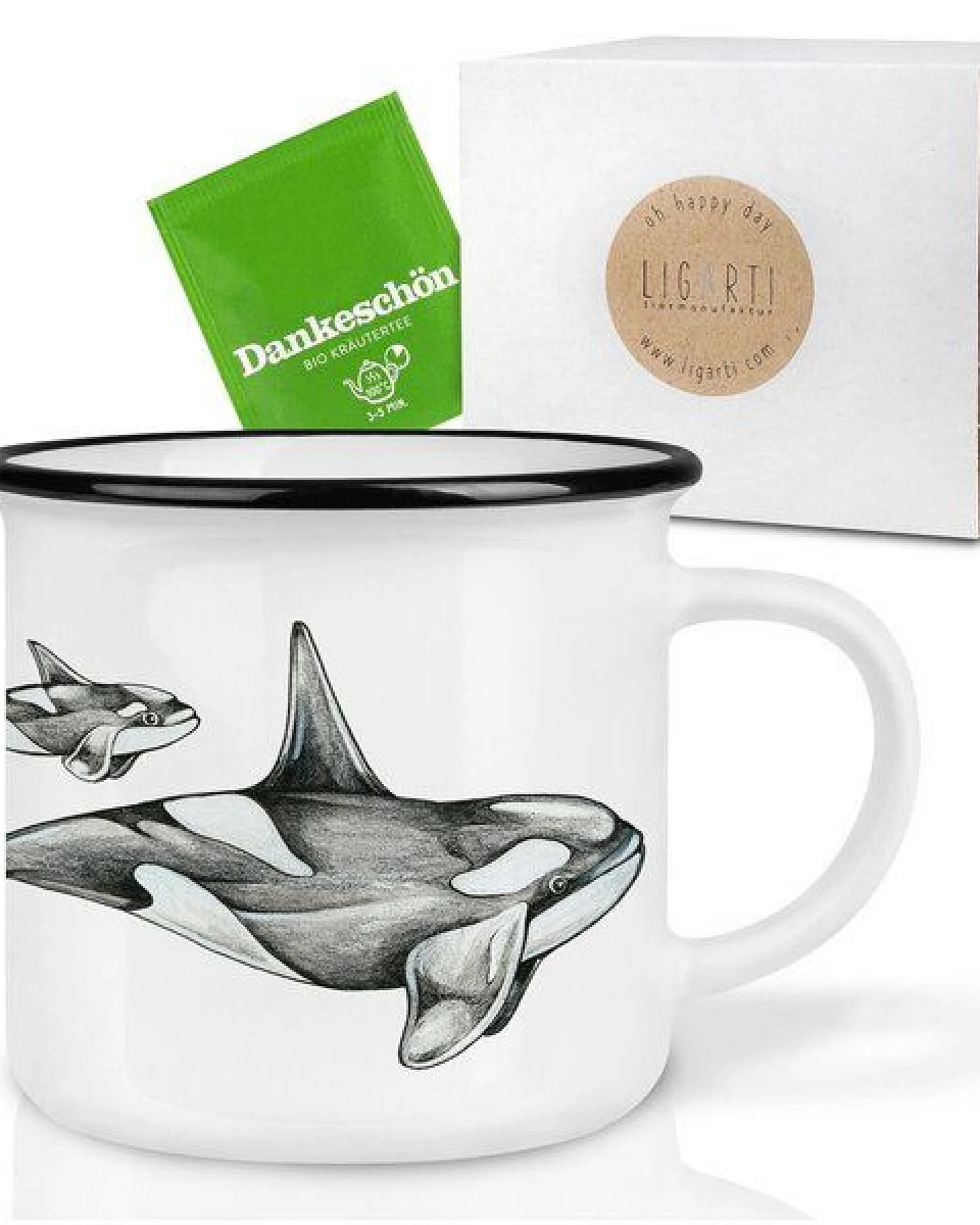 LIGARTI Keramiktasse – Orcas – Ansicht 3