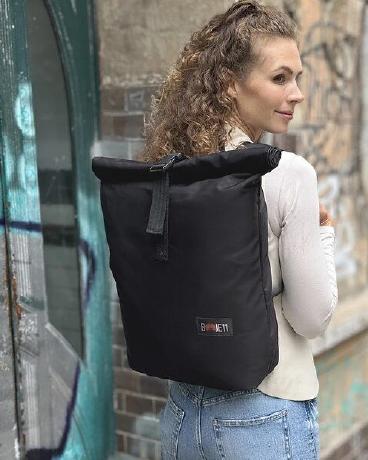 BOJE11 Rucksack aus alten Fischernetzen und recyceltem Plastik