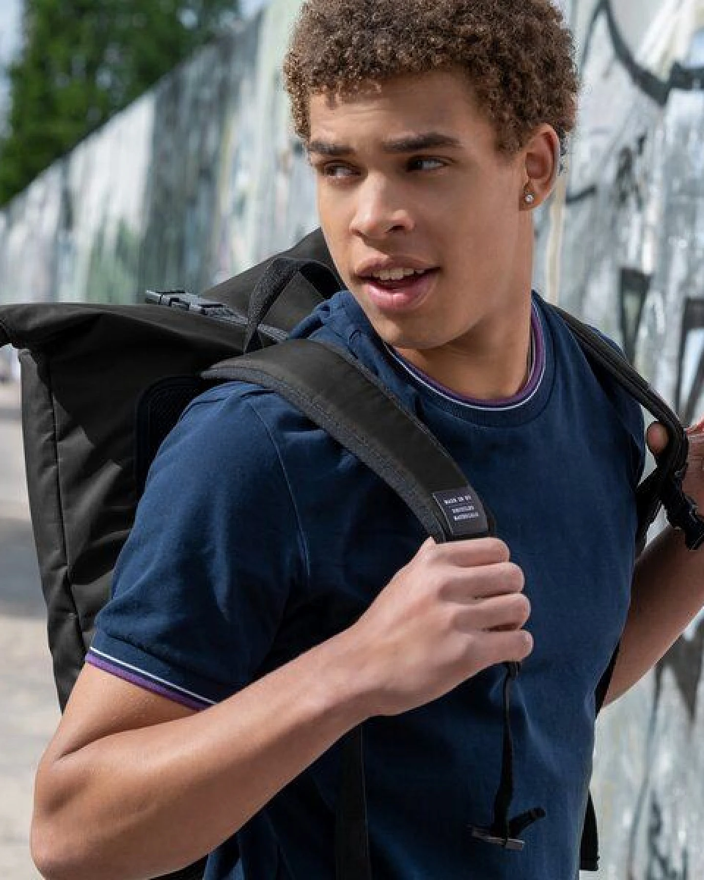 BOJE11 Rucksack aus alten Fischernetzen und recyceltem Plastik – Ansicht 2