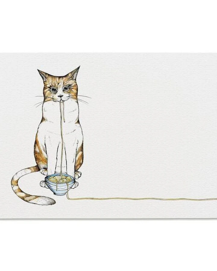 LIGARTI Holzbrettchen - Ramenkatze