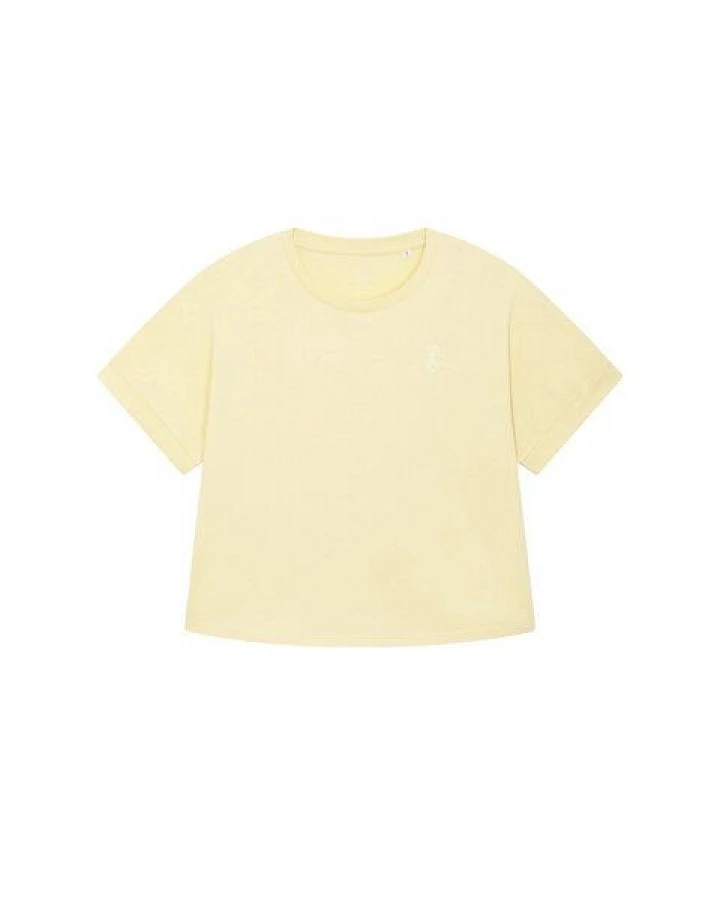 Greener Calendula T-Shirt mit Fledermausärmeln in Übergröße