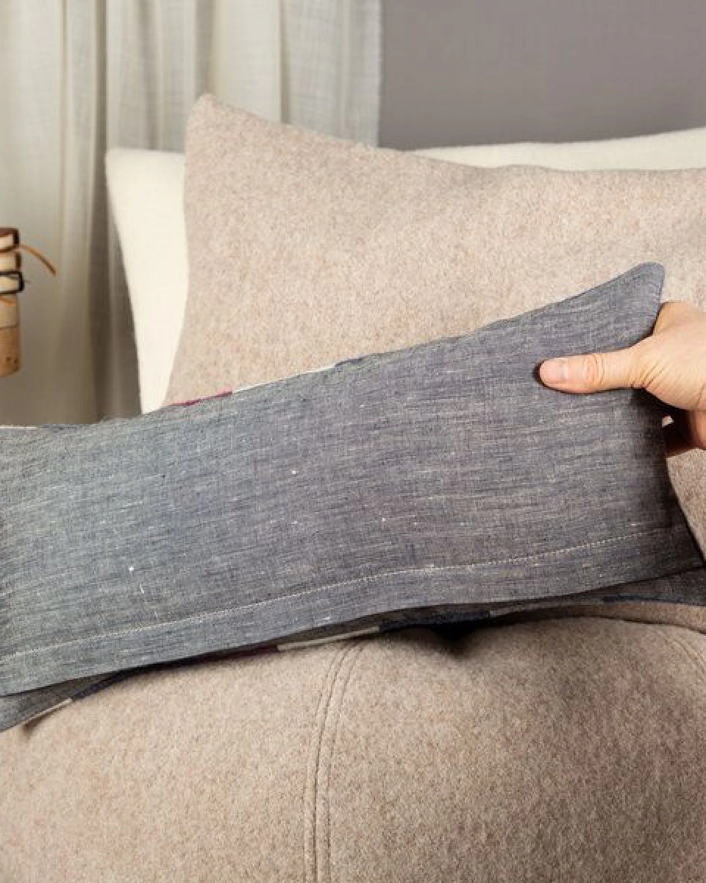 nahtur-design Rückenstützkissen aus Loden – Ansicht 3
