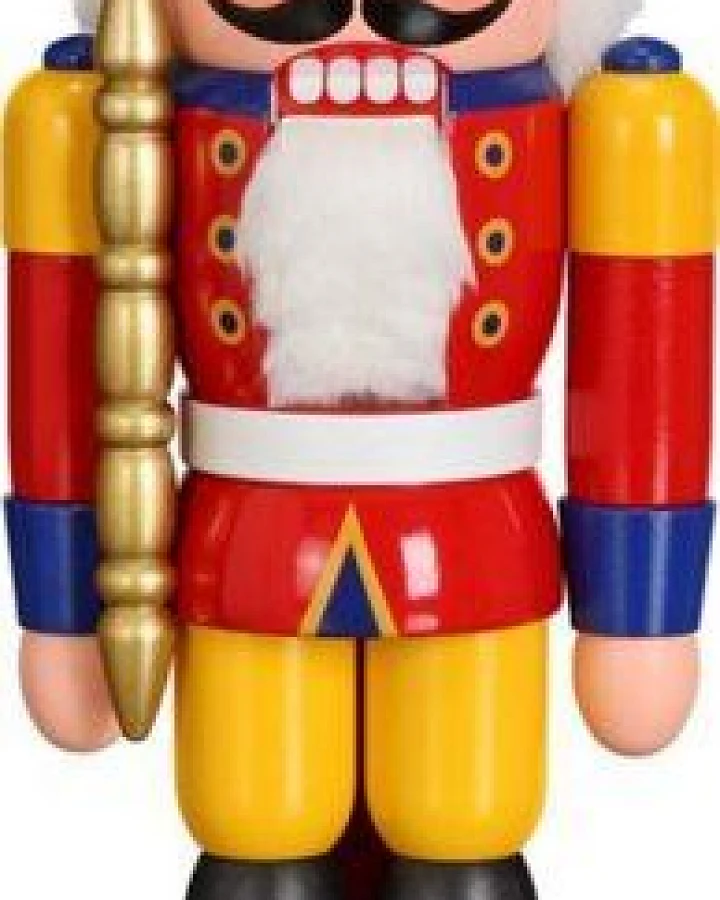Seiffener Volkskunst eG Nussknacker aus Seiffen König Holz Figur 29 cm - Echt Erzgebirge 3 Farben wählbar