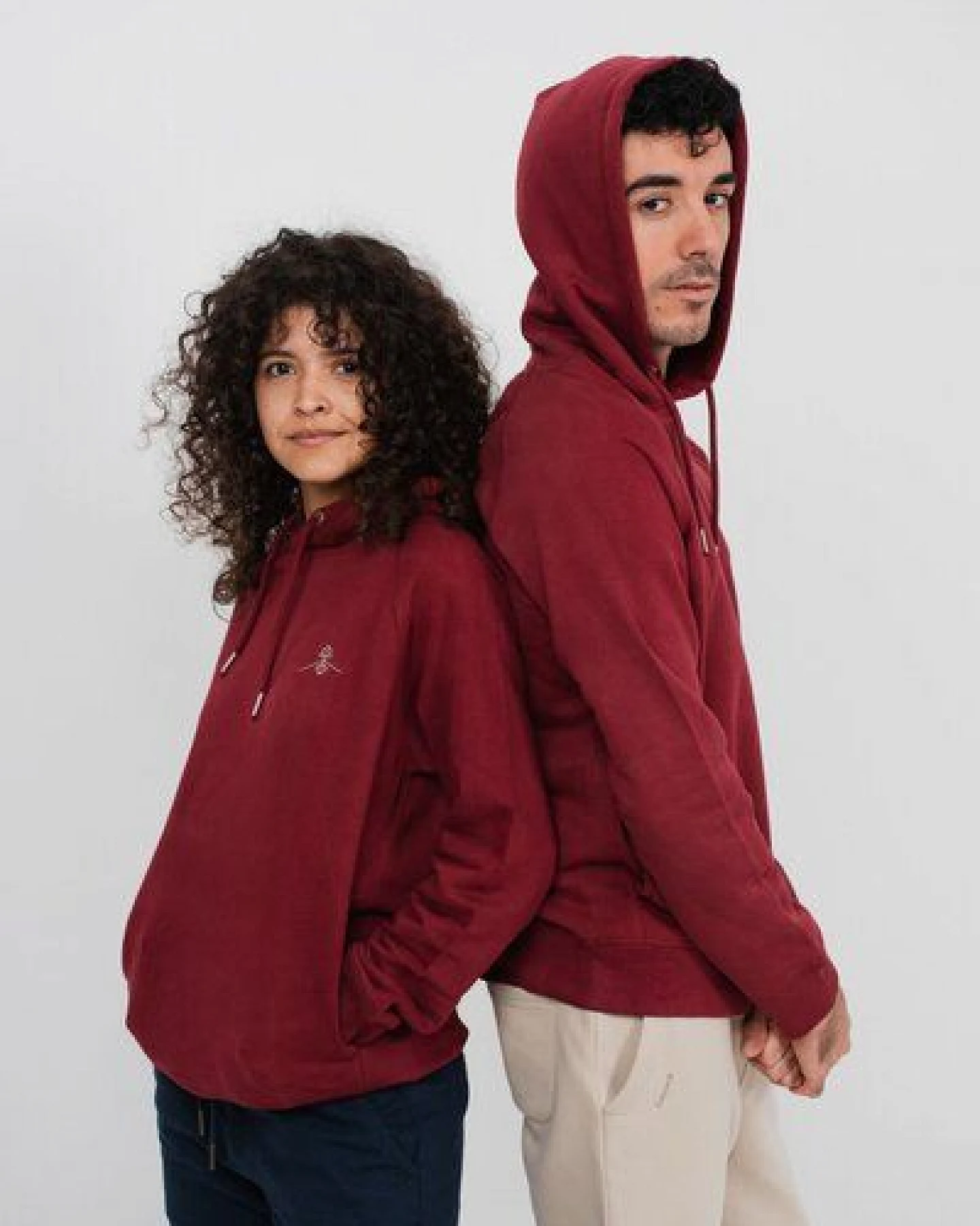 Greener Sweatshirt mit Kapuze und normaler Passform Persea – Ansicht 3