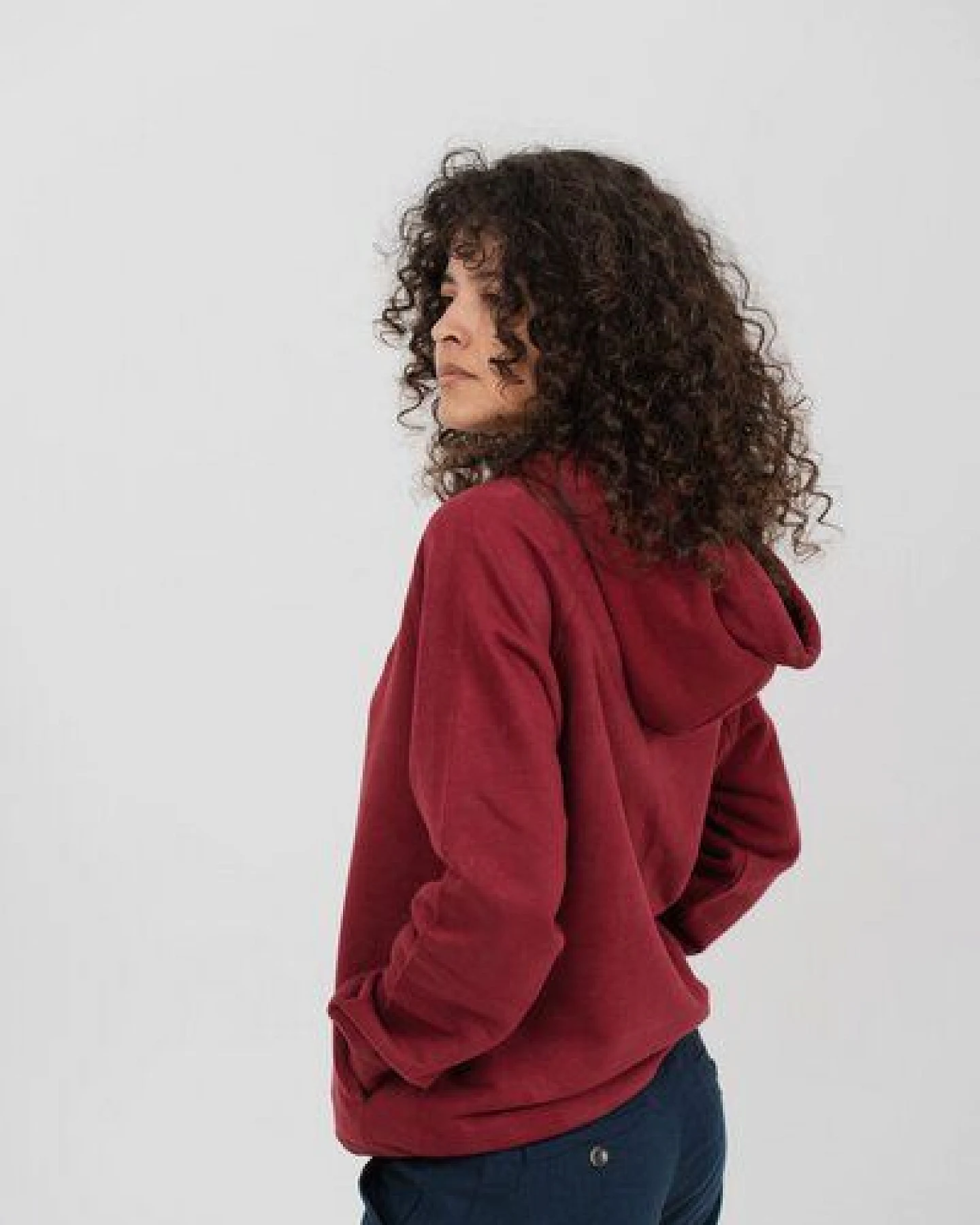 Greener Sweatshirt mit Kapuze und normaler Passform Persea – Ansicht 4