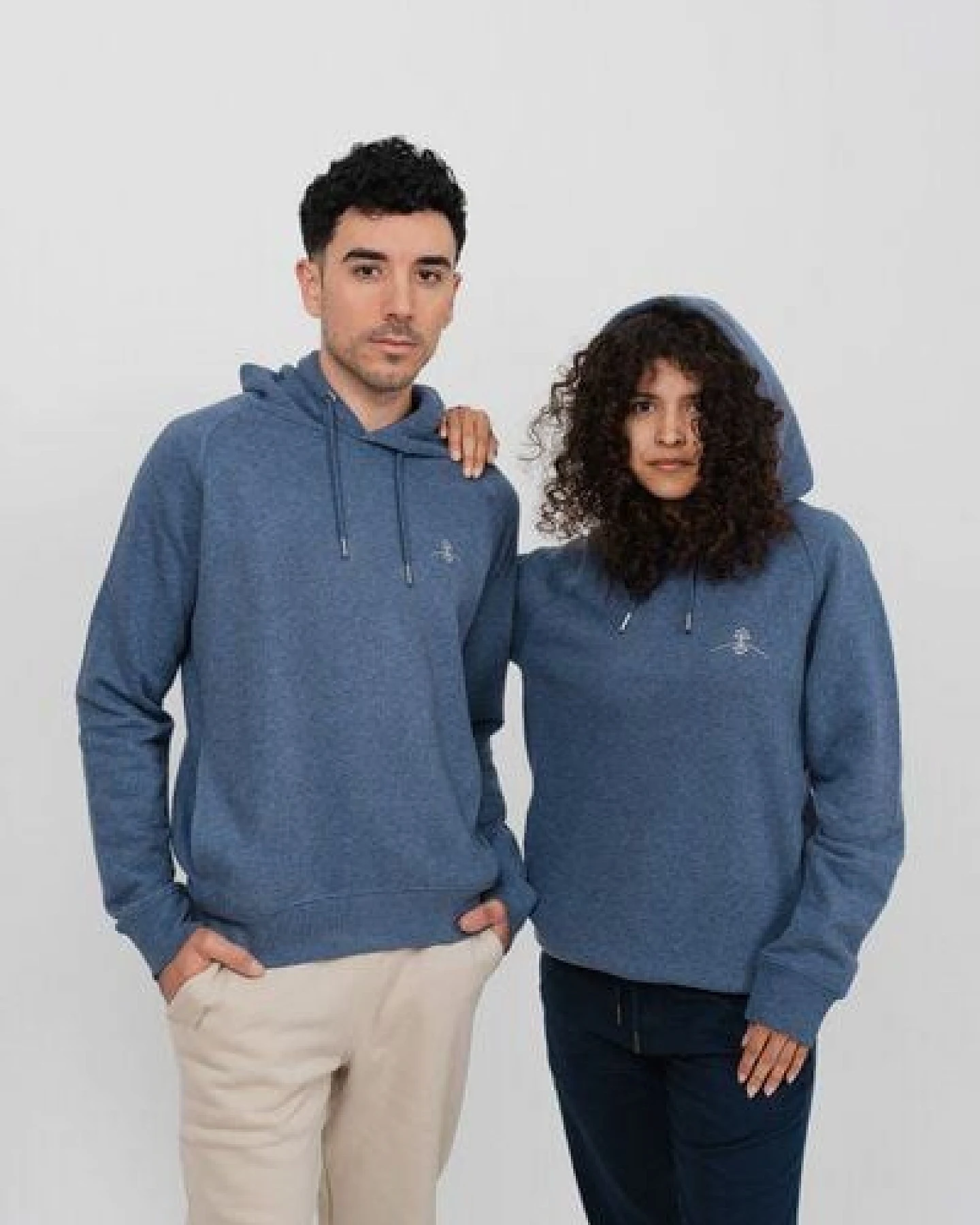 Greener Sweatshirt mit Kapuze und normaler Passform Persea – Ansicht 3