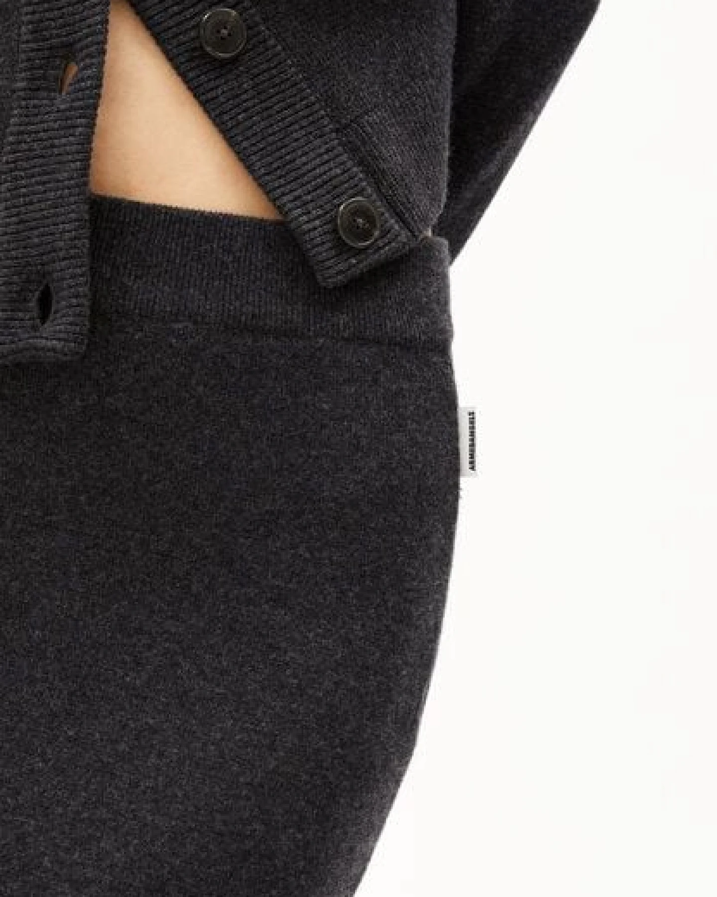 ARMEDANGELS MAALVO WOOL Damen Strickrock Slim Fit aus Bio-Woll Mix – Ansicht 3