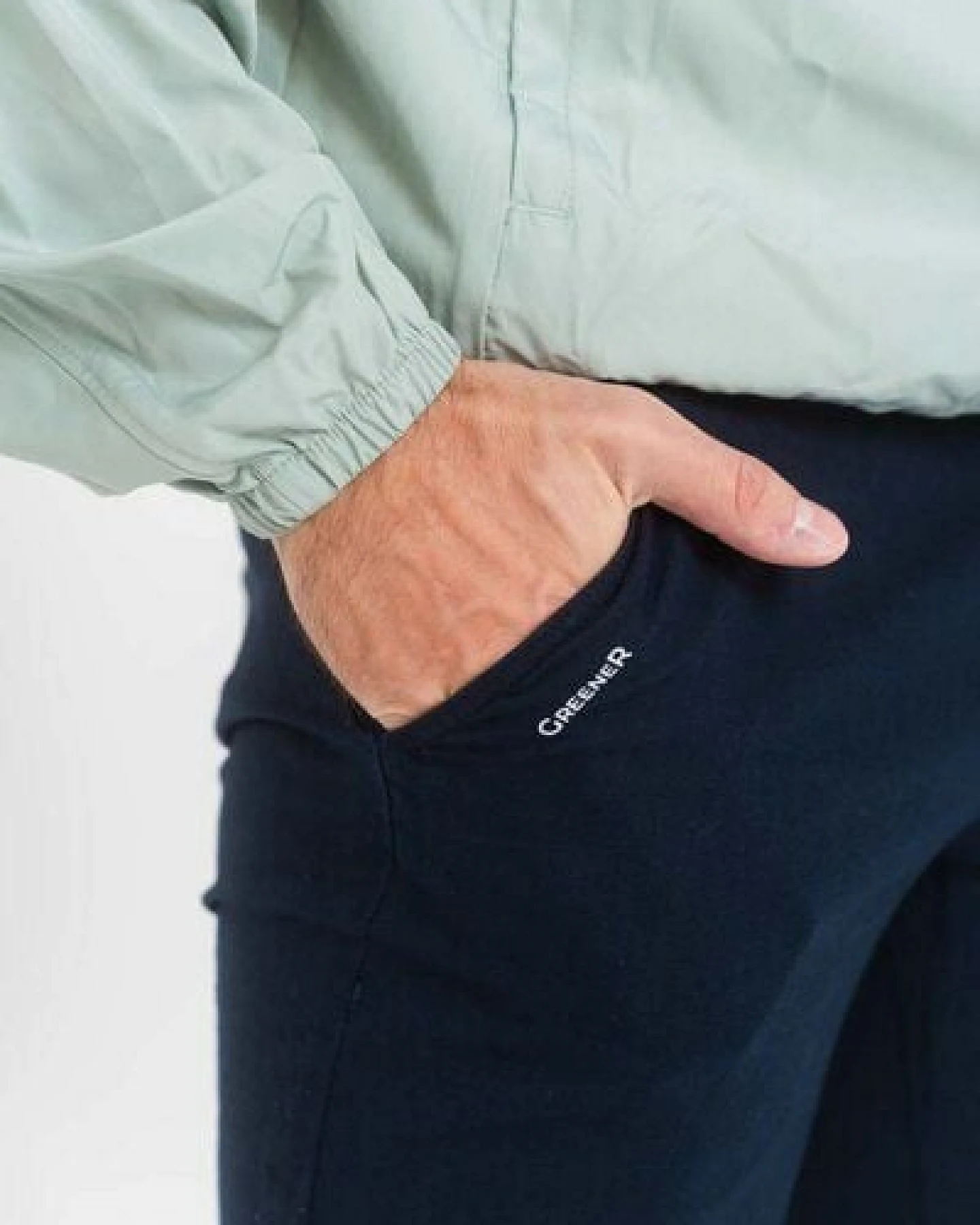Greener Hose aus Bio-Leinen und Baumwolle mit normaler Passform Swertia – Ansicht 4
