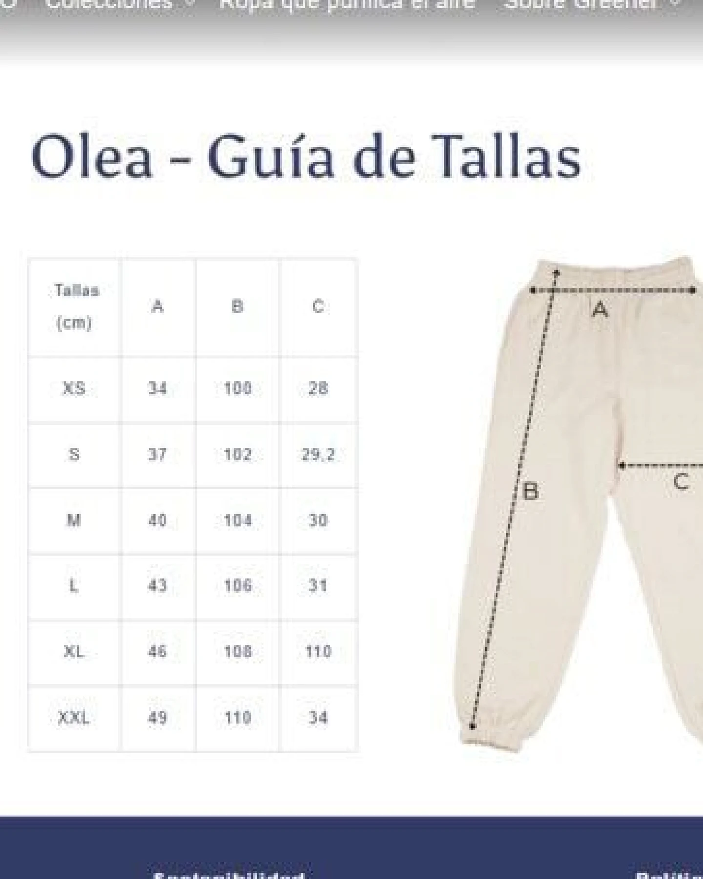 Greener Jogginghose aus Bio-Baumwolle Olea – Ansicht 2