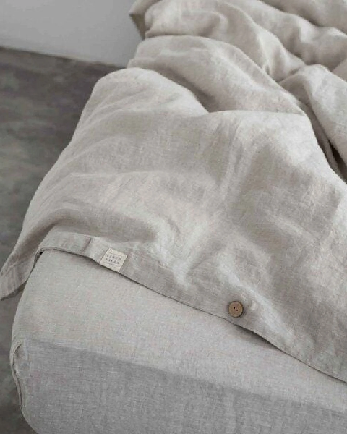 Linentales Bettwäsche-Set - Stonewashed Leinen - 100% aus Europa - 135x200cm / 155x220cm + 80x80cm – Ansicht 3