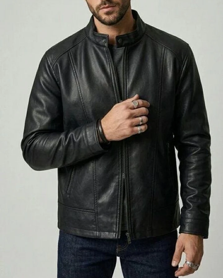 Will's Vegan Shop Racer-Jacke Herren