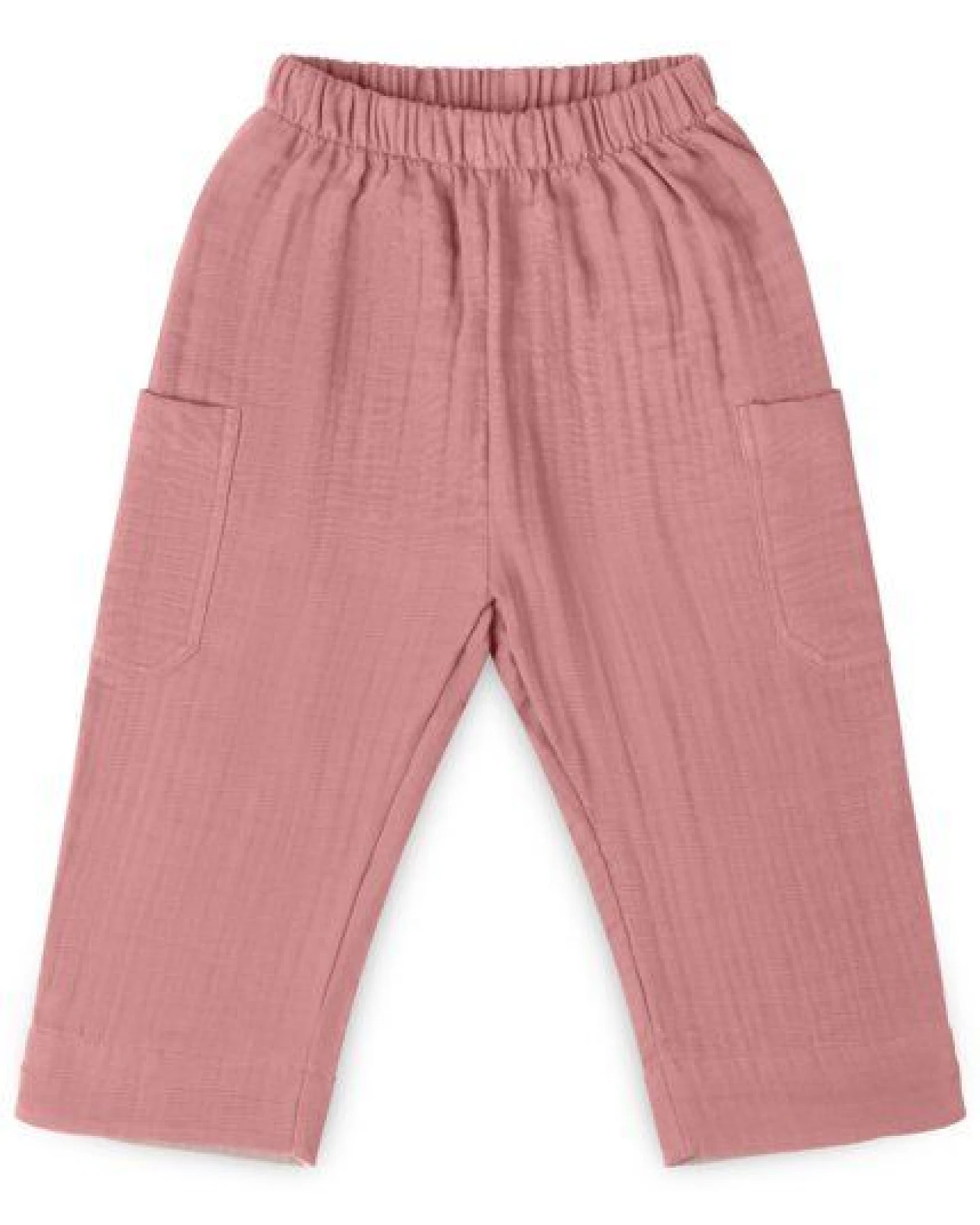 Mababu Zweifarbige Musselin-Hose – Ansicht 3