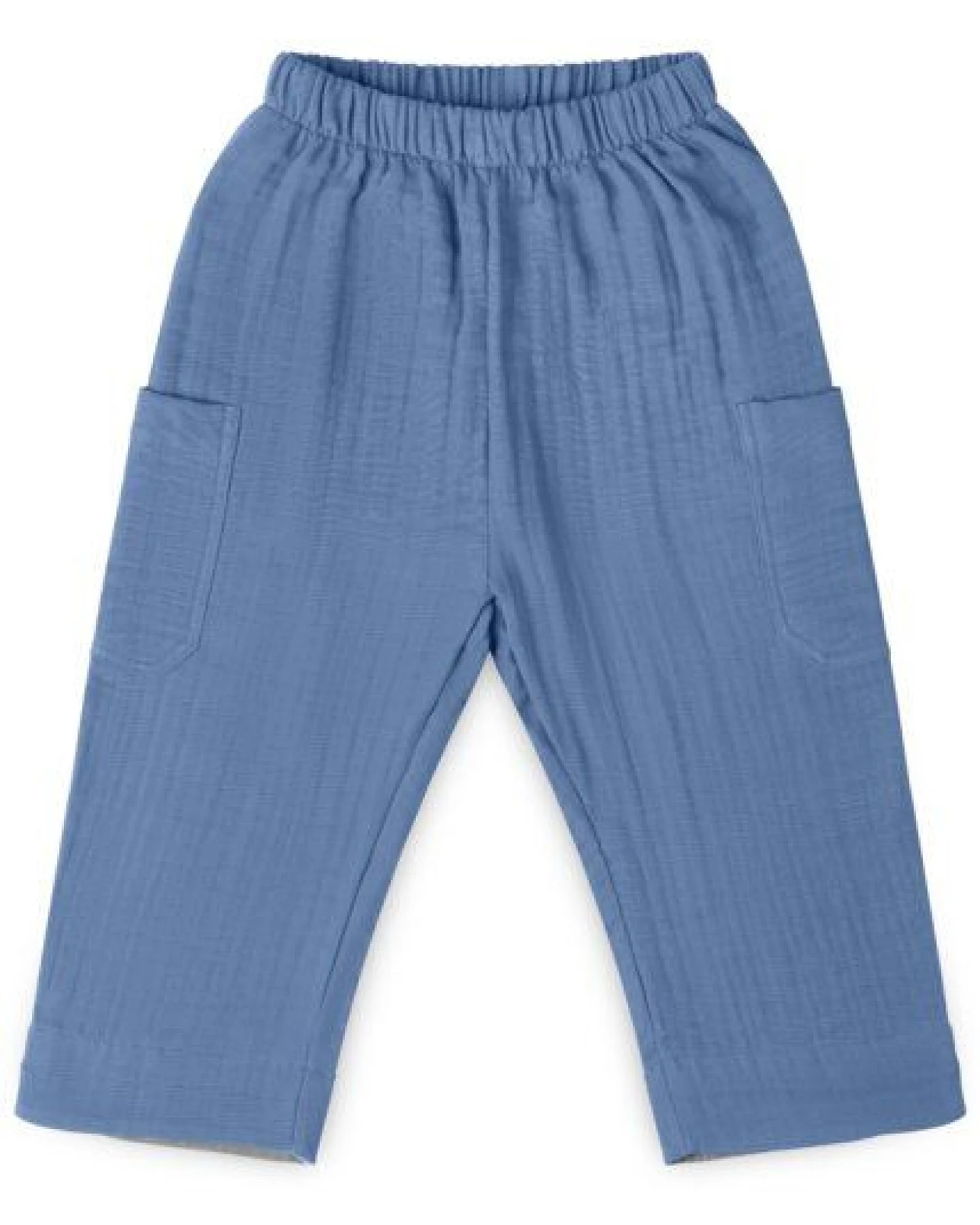 Mababu Zweifarbige Musselin-Hose – Ansicht 3