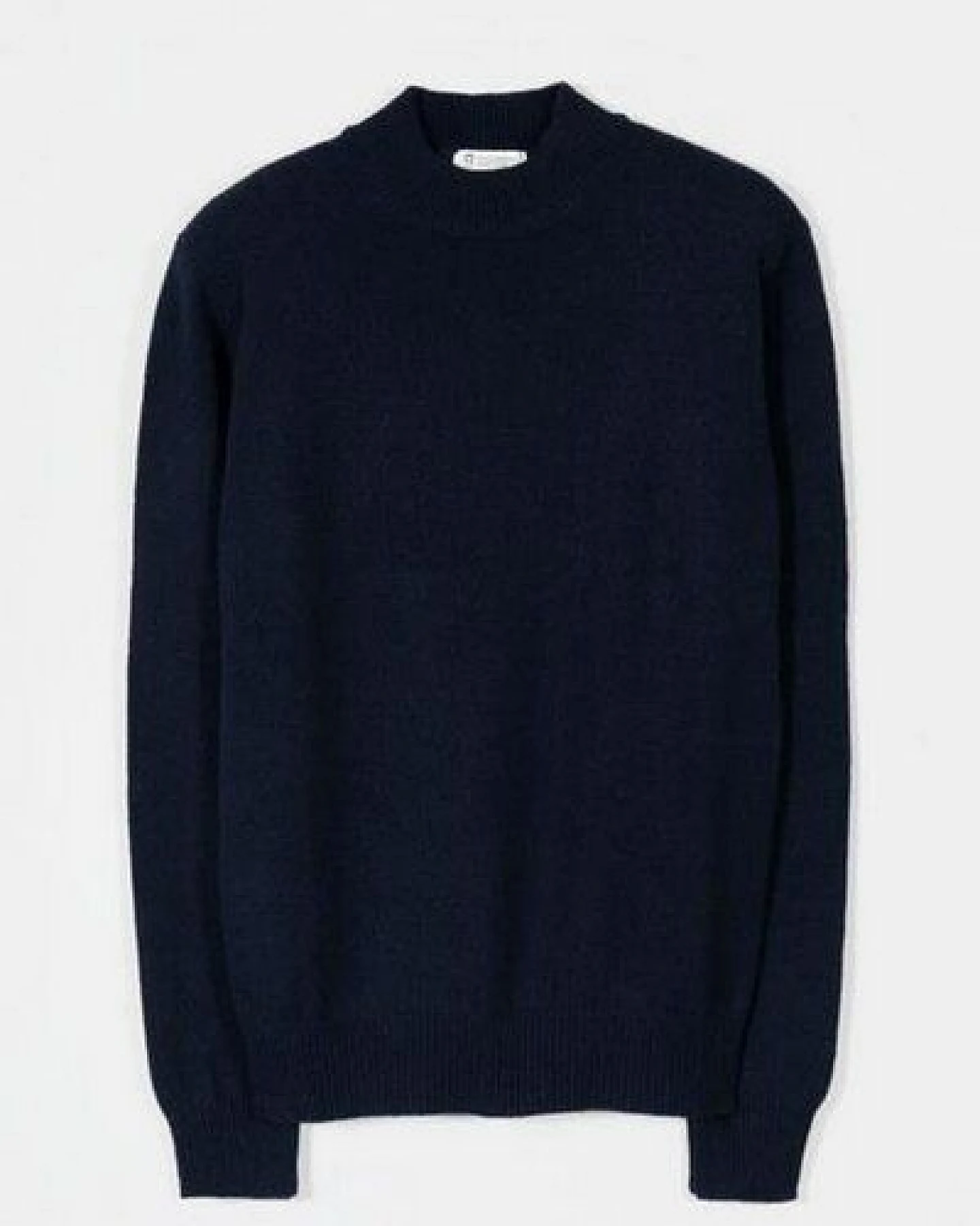 Rifò - Circular Fashion Made in Italy Stehkragenpullover aus recycteltem Kaschmir Modell: Clemente – Ansicht 3